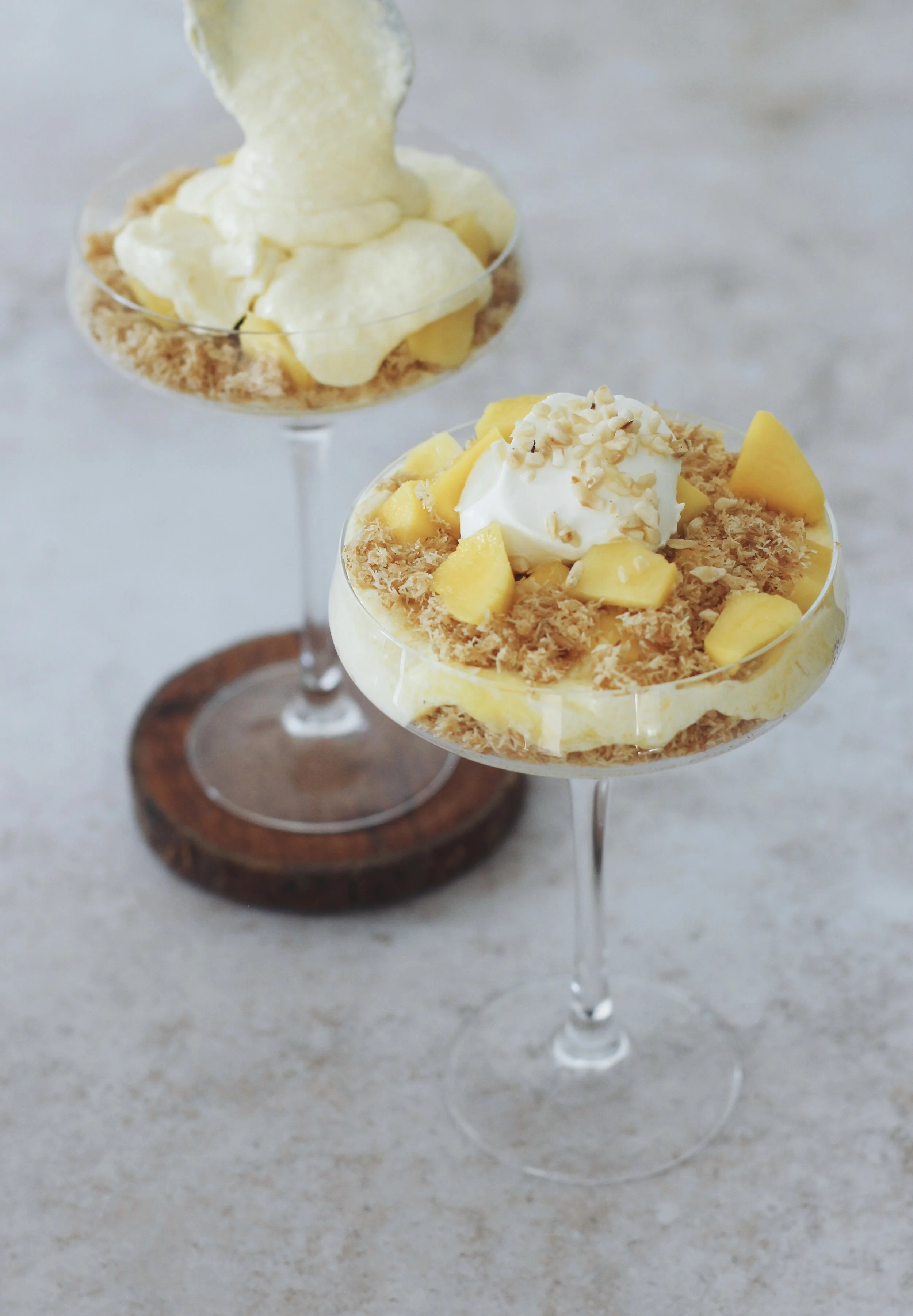 Individual Konafa Mango Cups — The Egyptian Epicurean