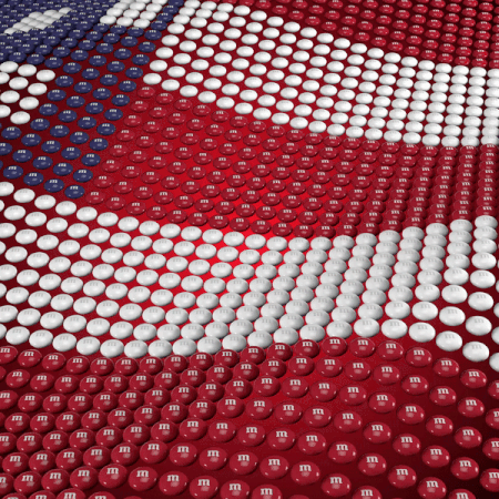 Grab some Red, White & Blue M&M’S for a tasty salute to summer.