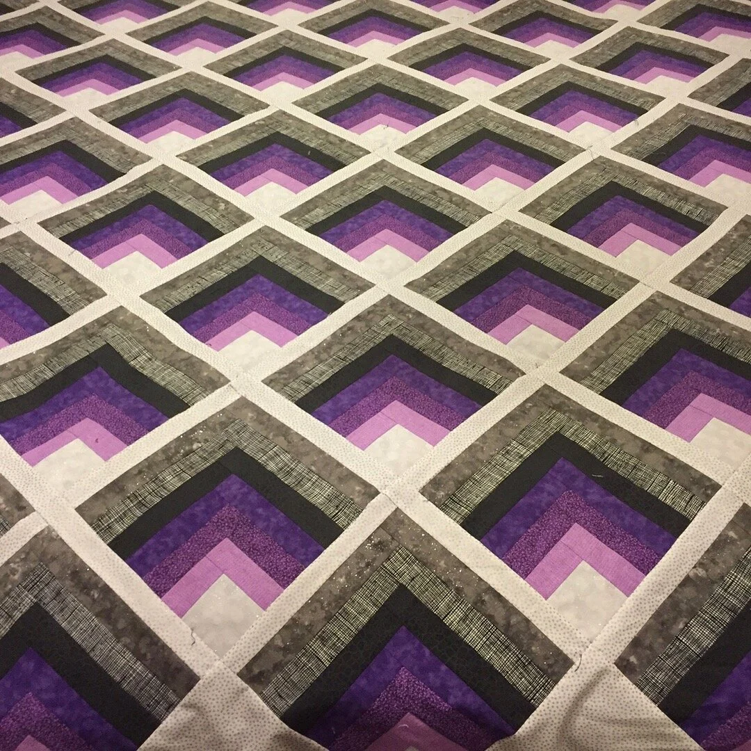 A close up of the design of Billy's quilt
