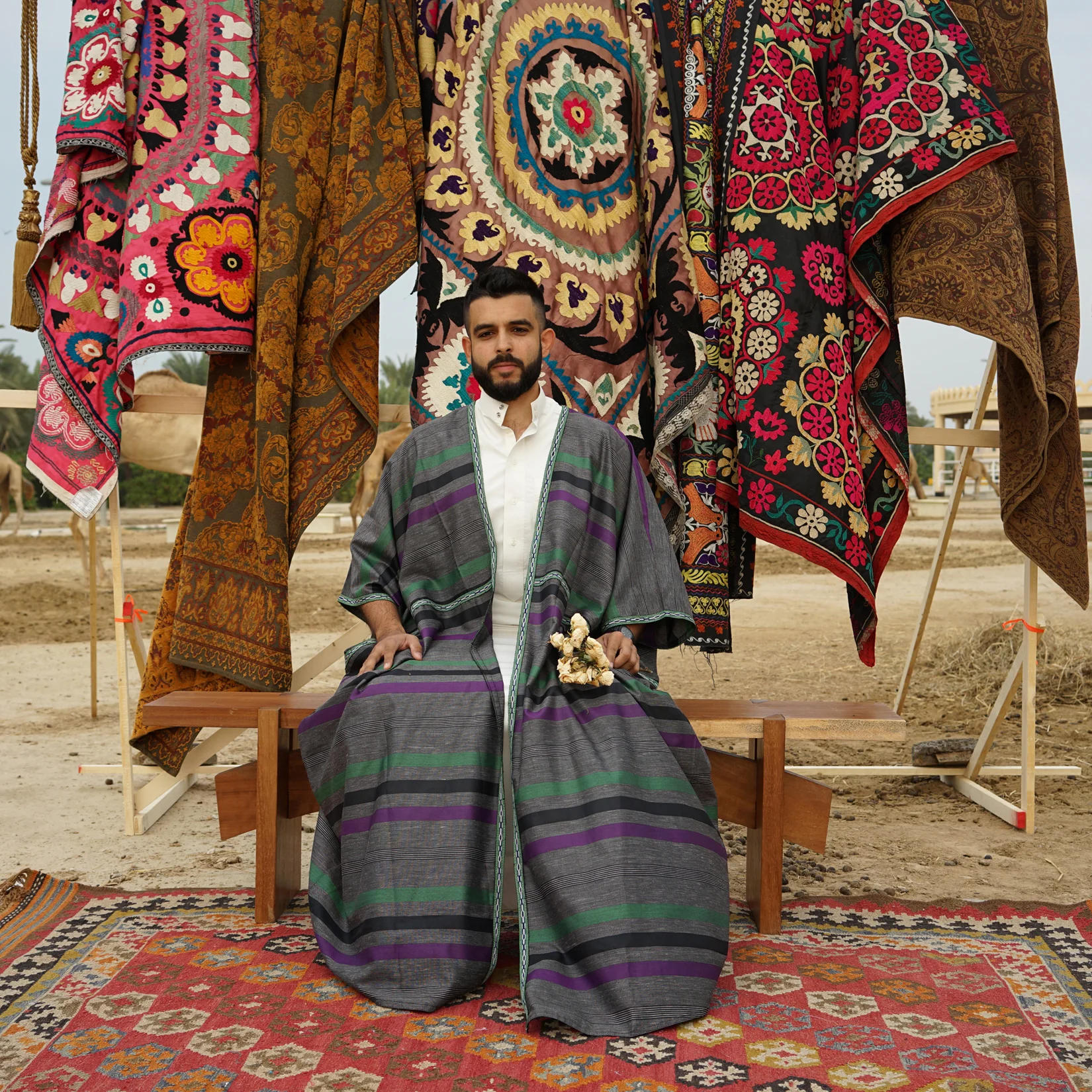 From Photos A La Chair 4 - Backdrop Artist Mai Al Moataz. Courtesy.