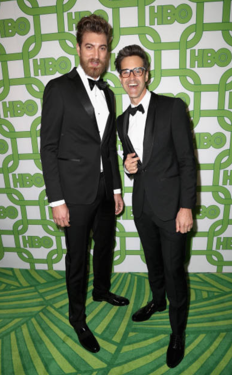 rhett and link golden globes party stylist .png
