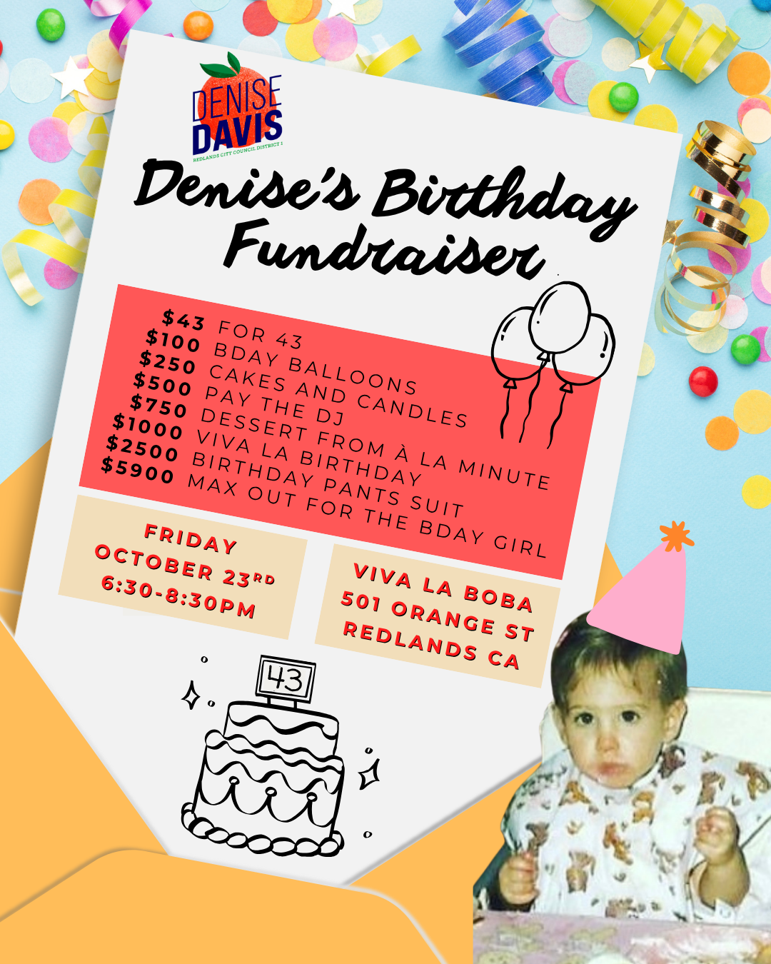 Denise's Birthday Fundraiser