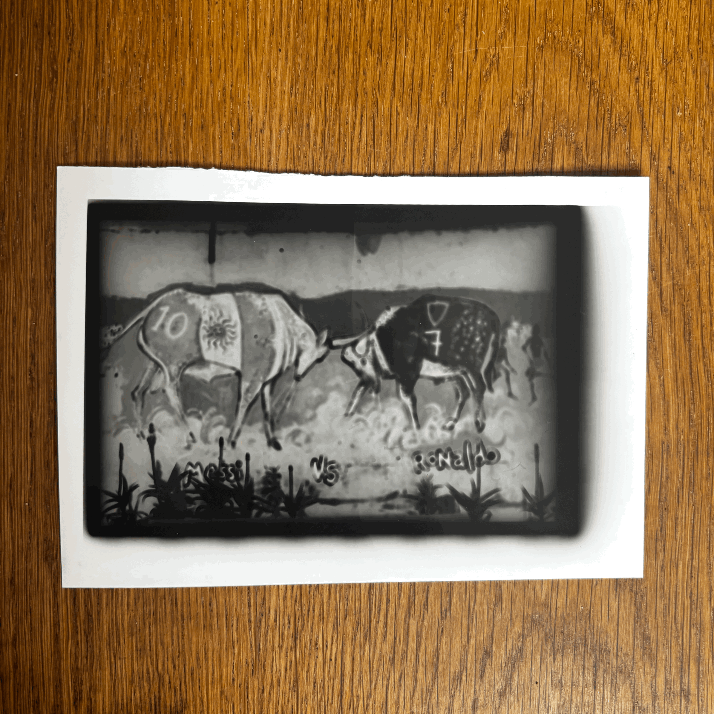 Messi vs Ronaldo 5x6in