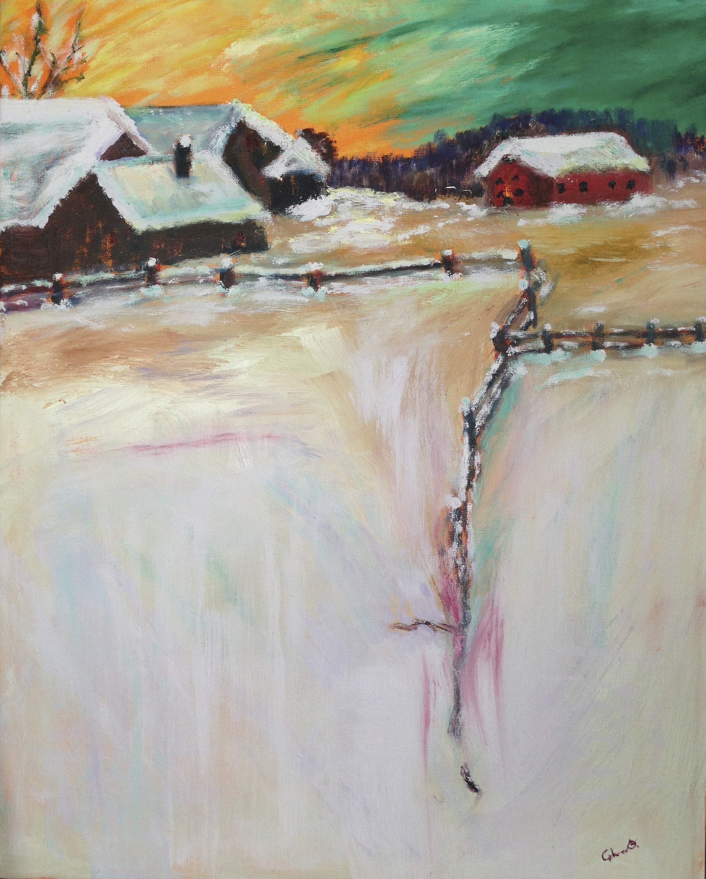 Ranch in Winter I