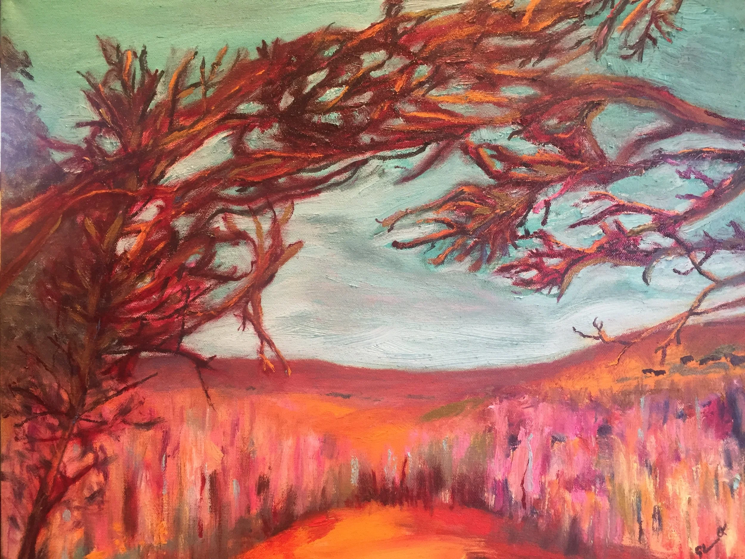 BROTHER'S VIEW - Framed Oil 16x20 $750 US
