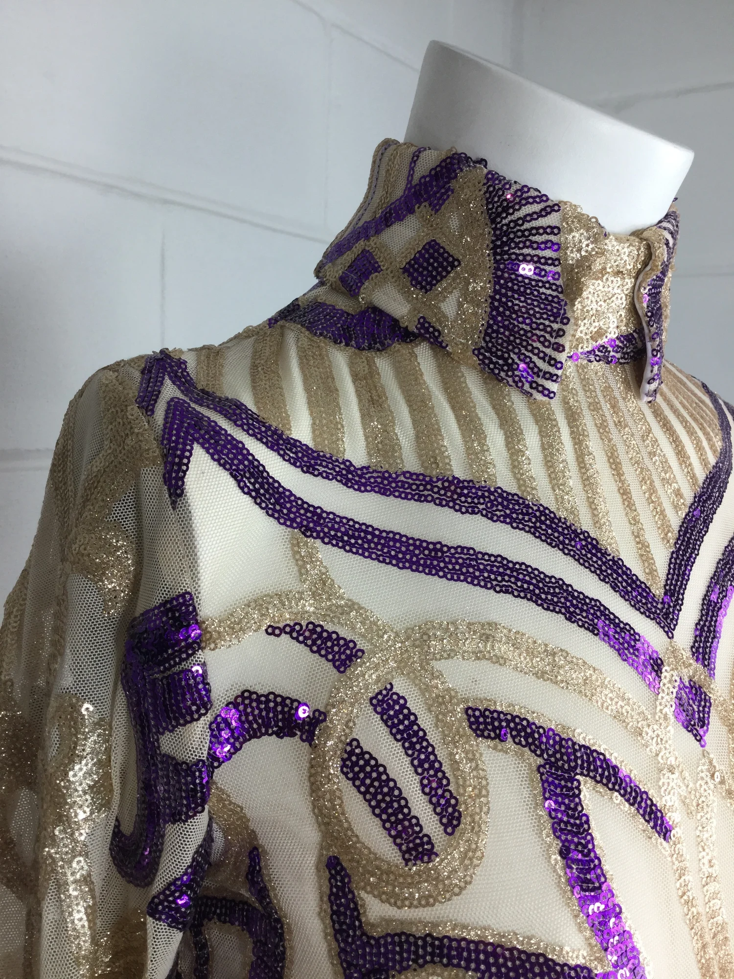 gold sparkly dress fringe Portia and Scarlett Velvet Sequin Dress PS23521