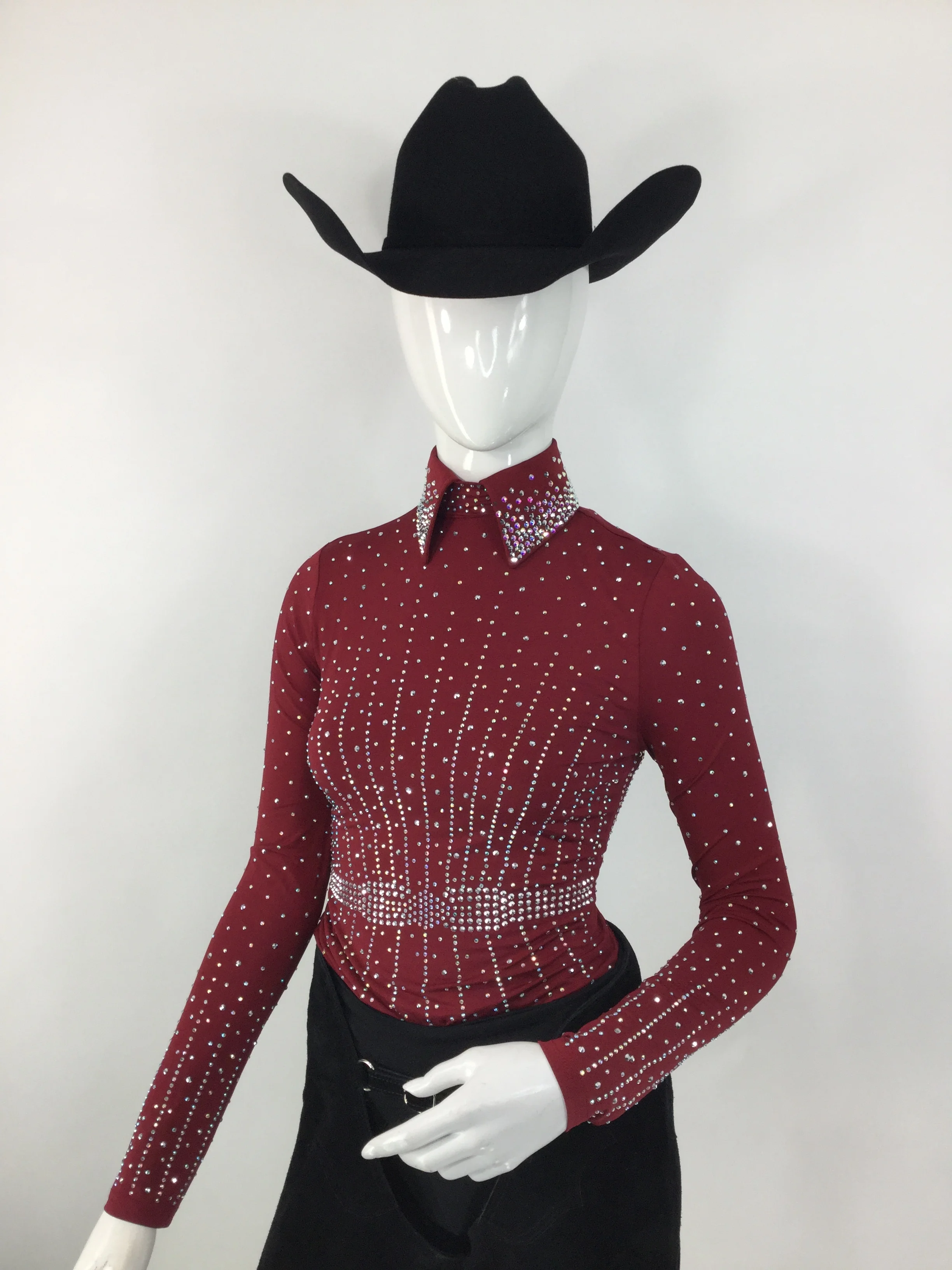 Sparkle Ridge * Custom * Royal Blue Back-zip Leo