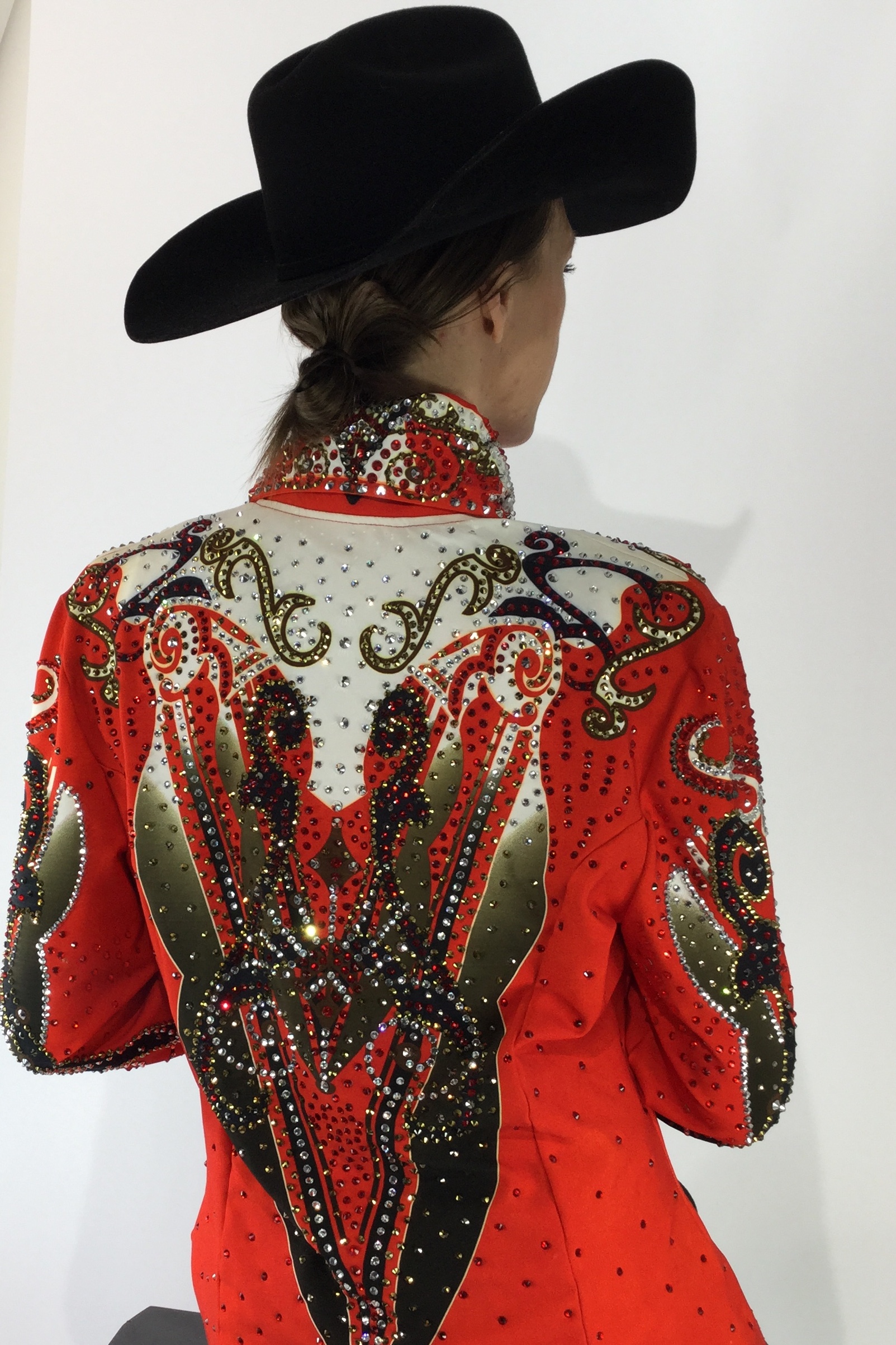 X-LARGE  Western Showmanship Pleasure Horsemanship Show Jacket Shirt Rodeo Queen 