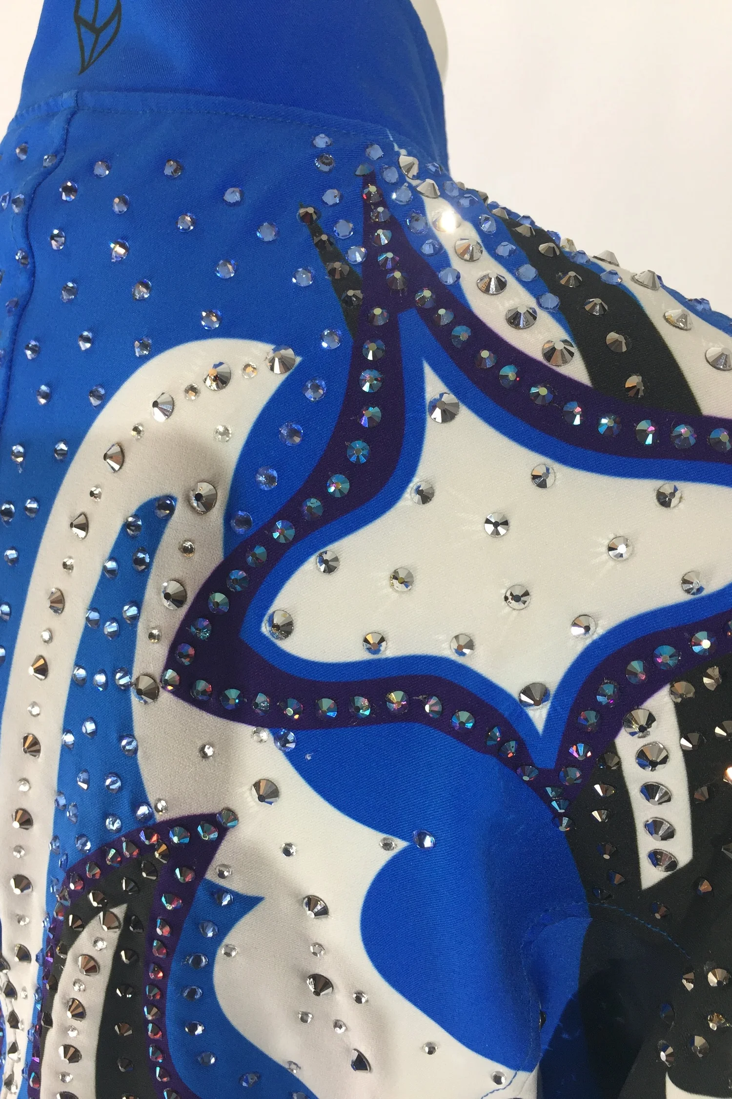 Veste De Concours Western Showmanship - Bleue Et Argent - Taille 2X