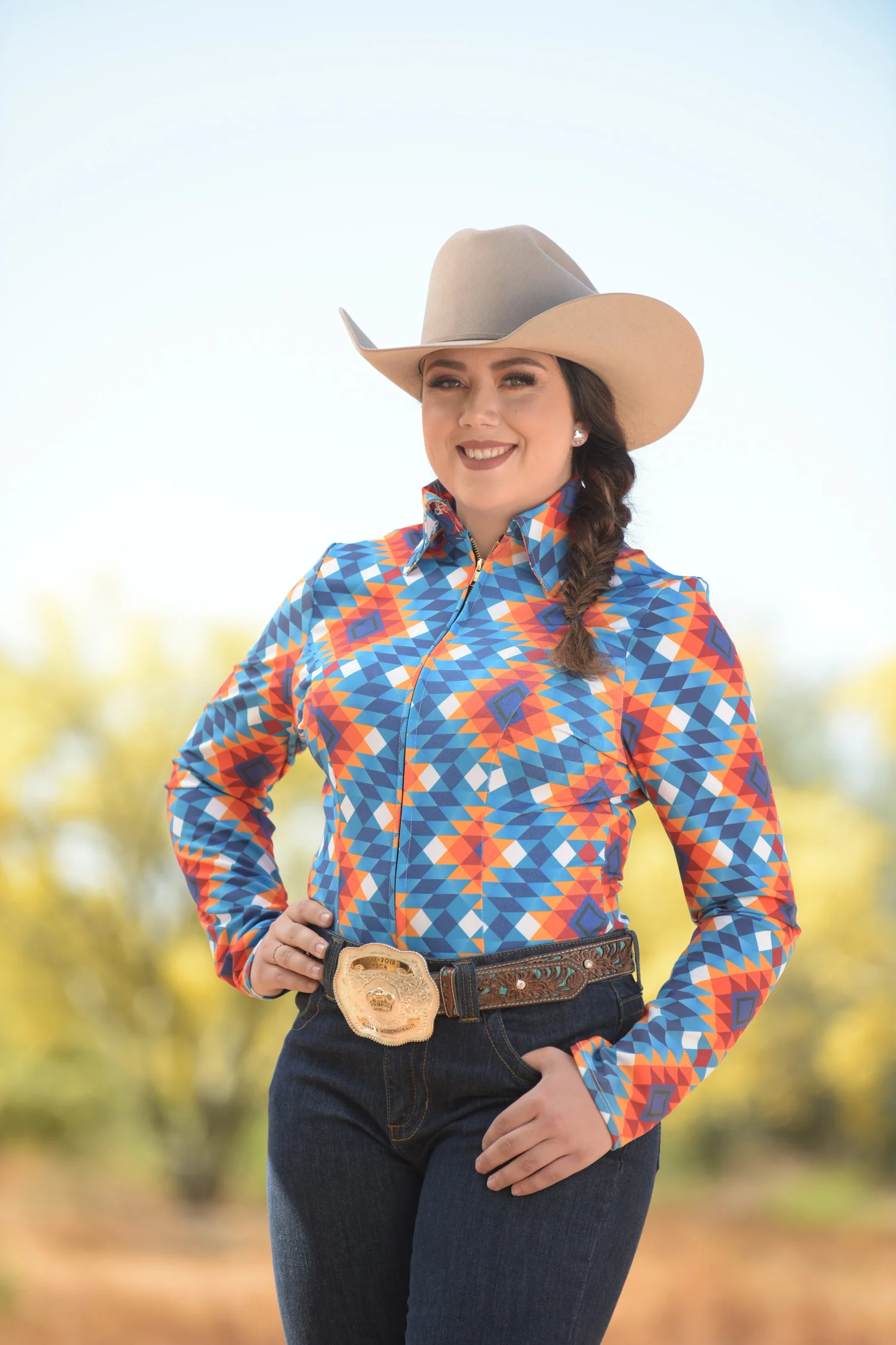 Southwest Punch Western Shirt  Sparkle Ridge