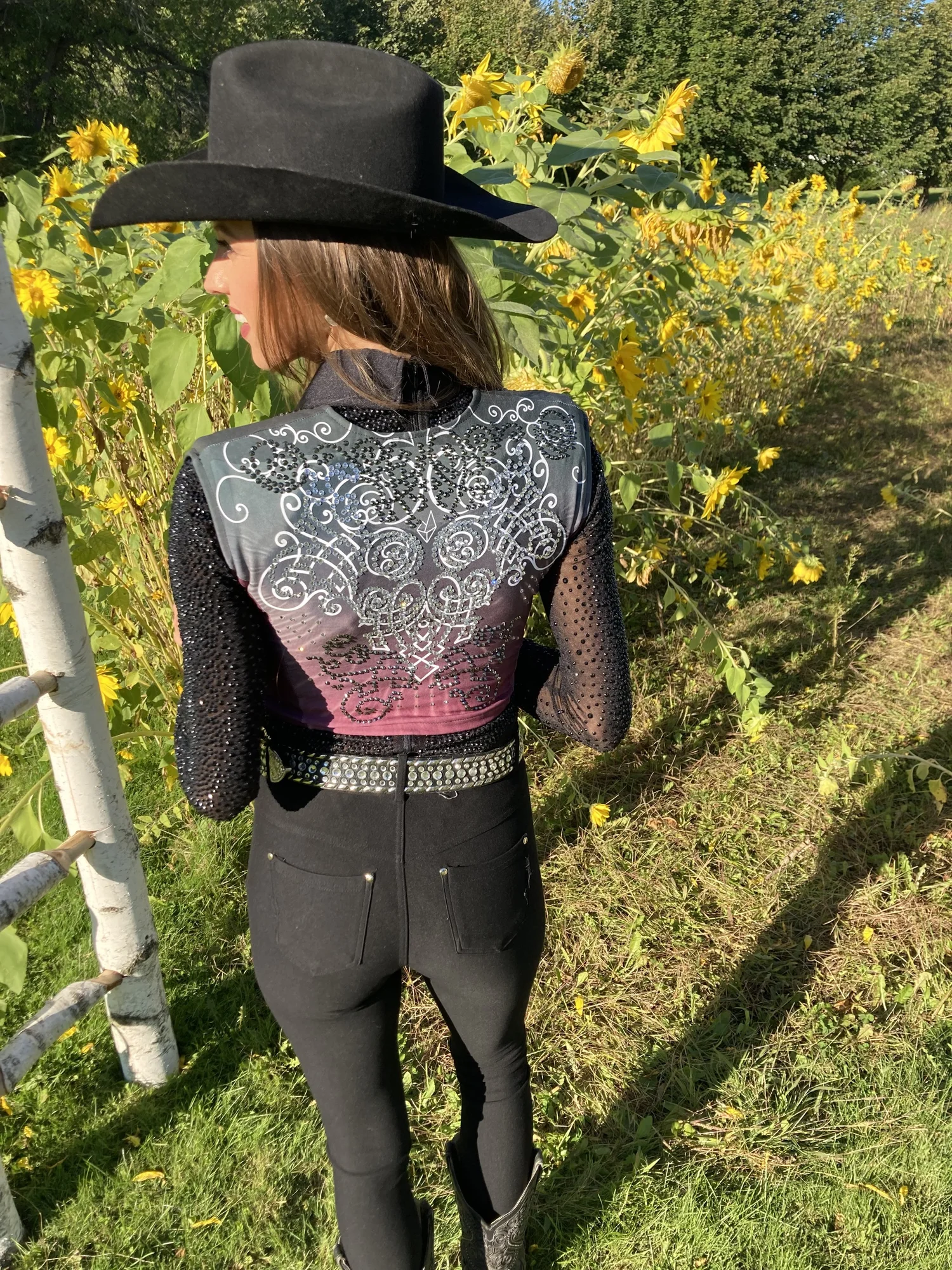 Ensemble Chemise Et Boléro Pour Femme - Équitation Western Et Reining