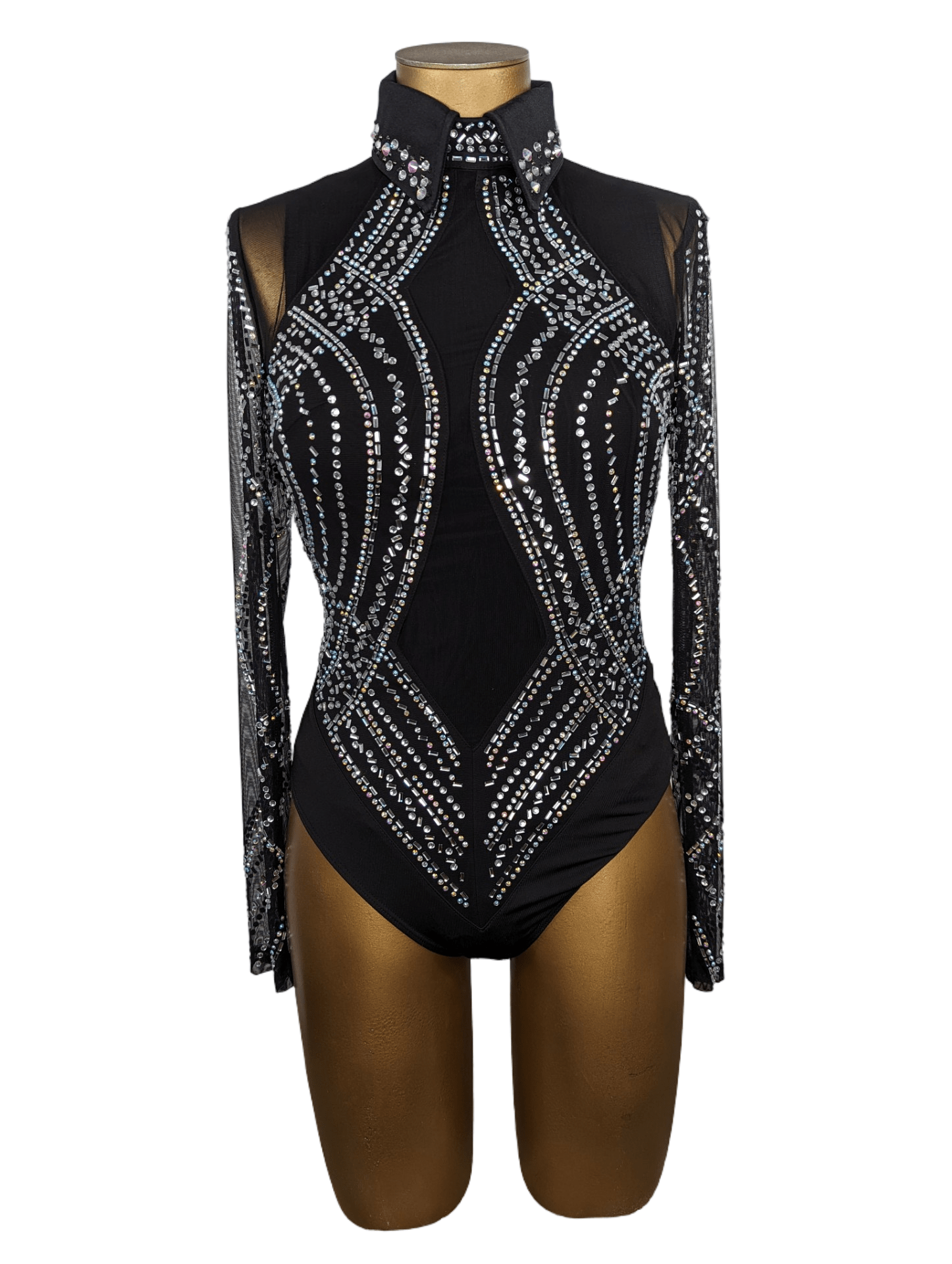 sparkle-ridge-womens-western-wear-affordable-show-clothes-horse-shirts-with-bling-rodeo-bodysuit-black-aces-front.png (Copy) (Copy)