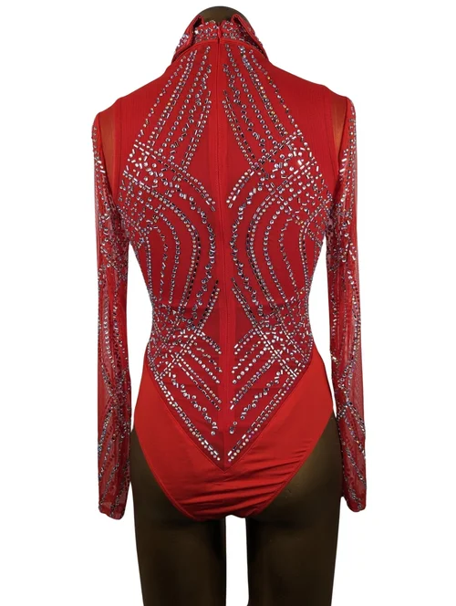 RHC Equestrian Chemise Femme Stretch PolyKnit Show Neuf-ROUILLE
