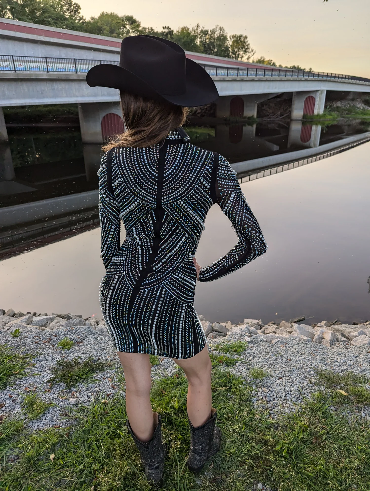 Black Pearl Rodeo Queen Dress  Sparkle Ridge