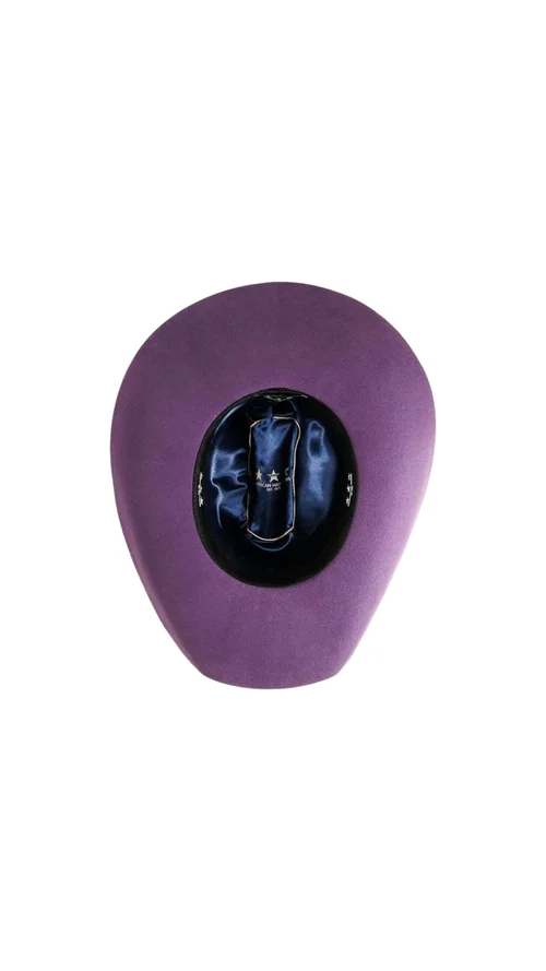?Purple Cattleman Felt Cowgirl Hat ? Sparkle Ridge? display picture 3