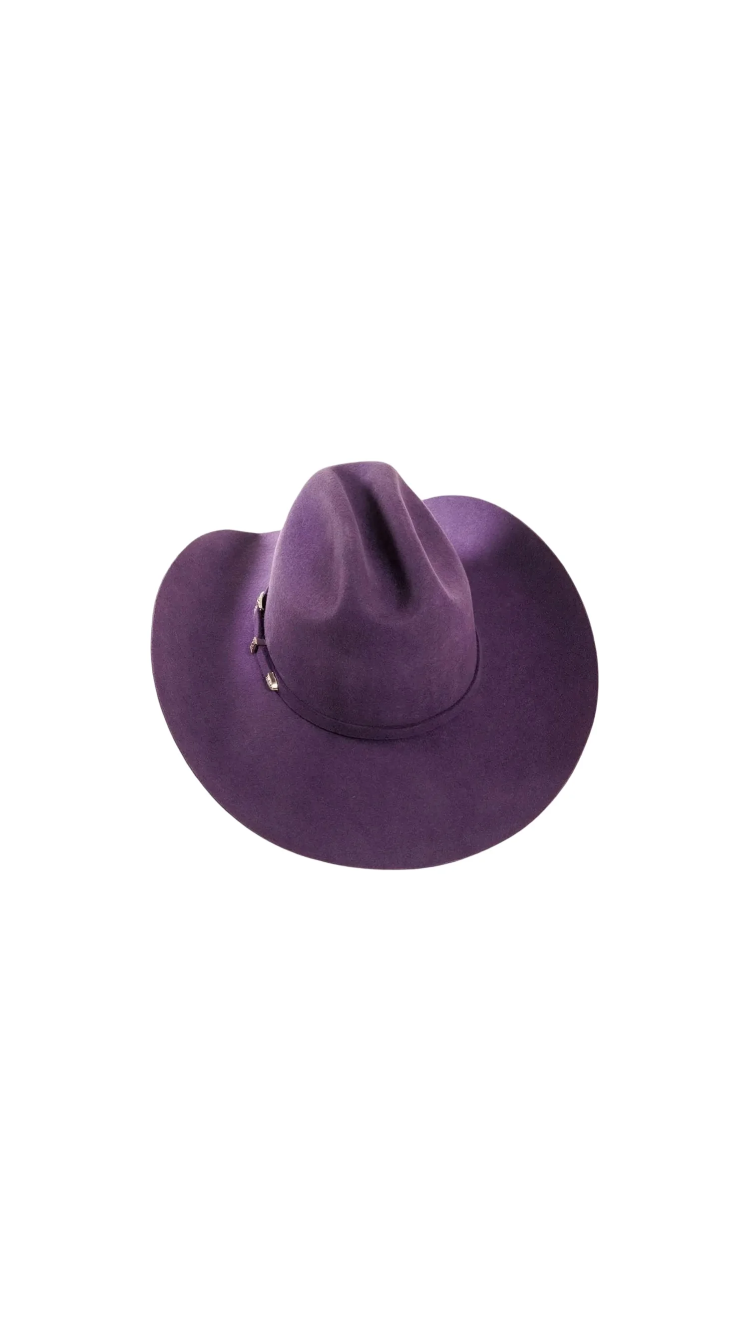 ?Purple Cattleman Felt Cowgirl Hat ? Sparkle Ridge?