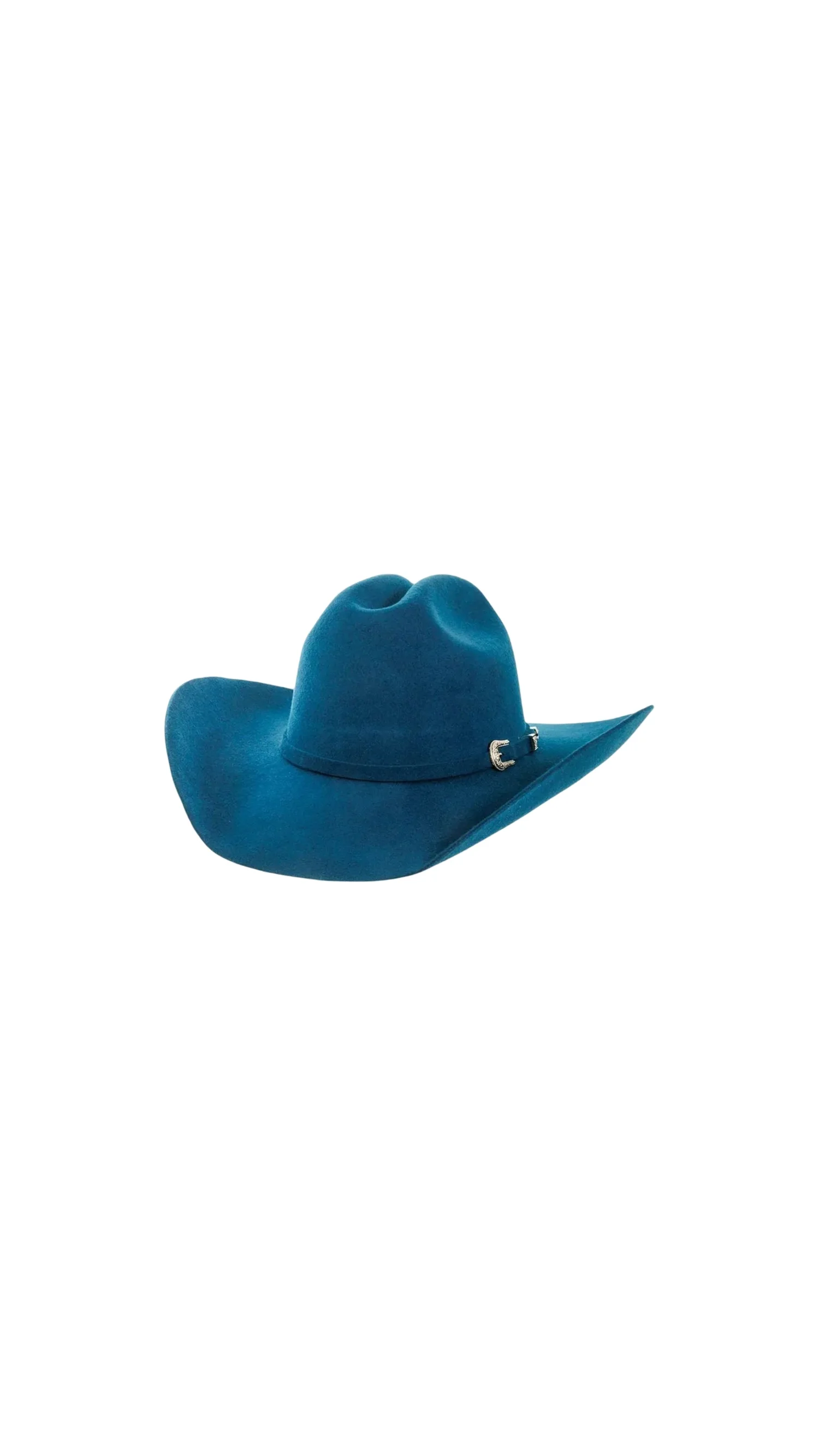 Blue Boho Western Rustic Fabric Band Cowboy Hat Brim Womens Statement Accessory Black-Stetson-cowboy-hat.webp main image 2