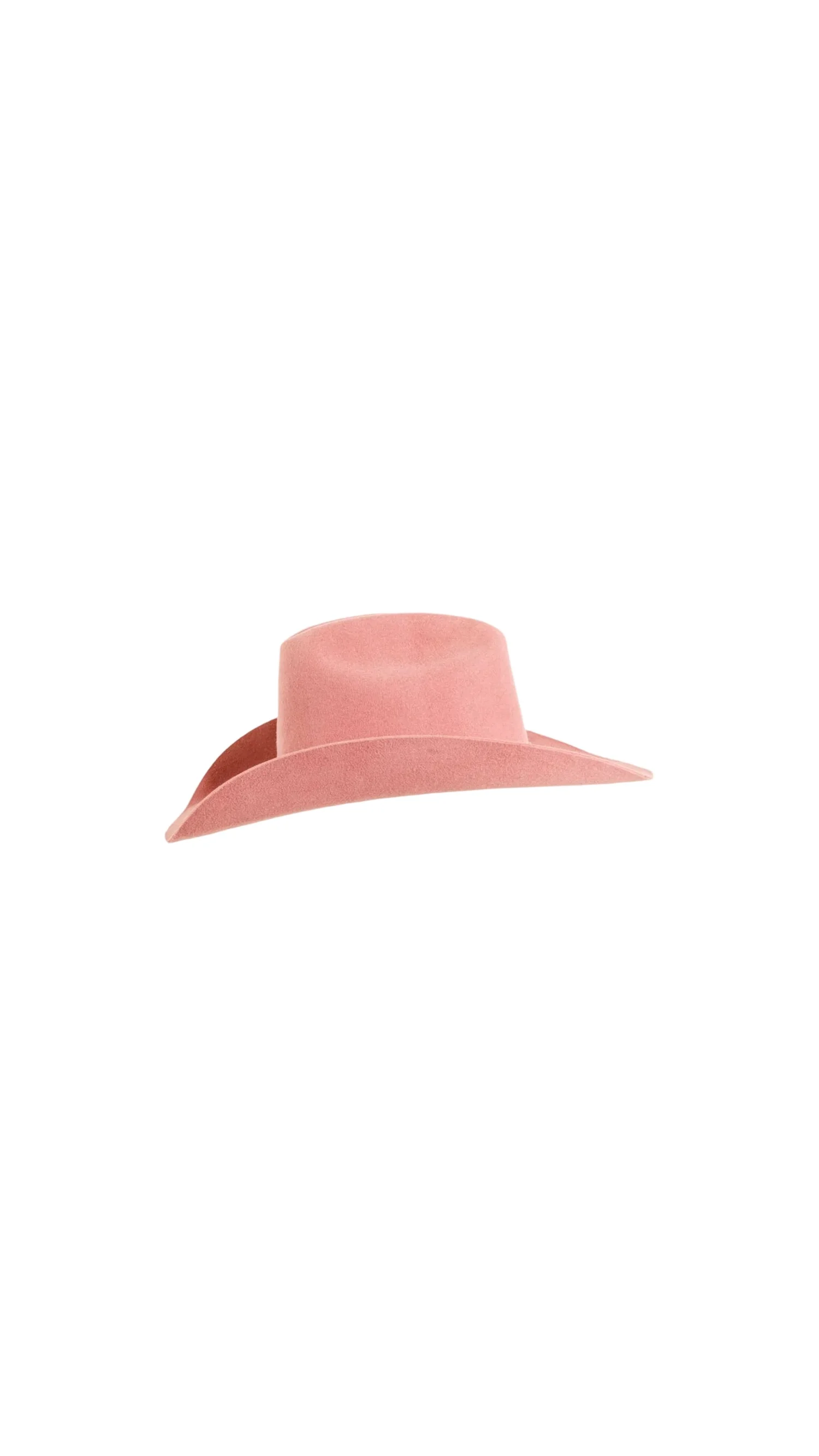 ?Soft Pink Cattleman Felt Cowgirl Hat ? Sparkle Ridge?