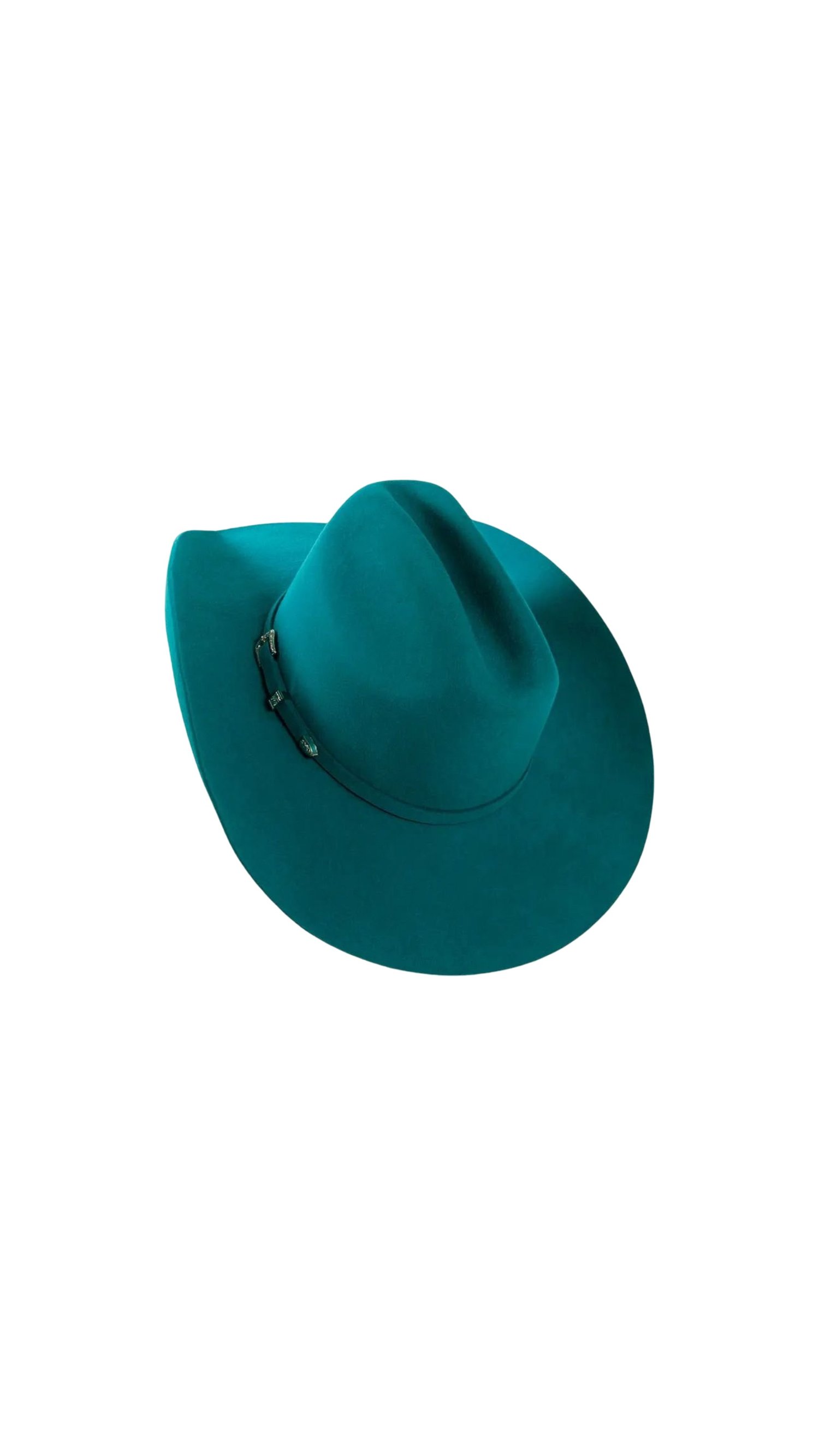 ?Teal Cattleman Felt Cowgirl Hat ? Sparkle Ridge?