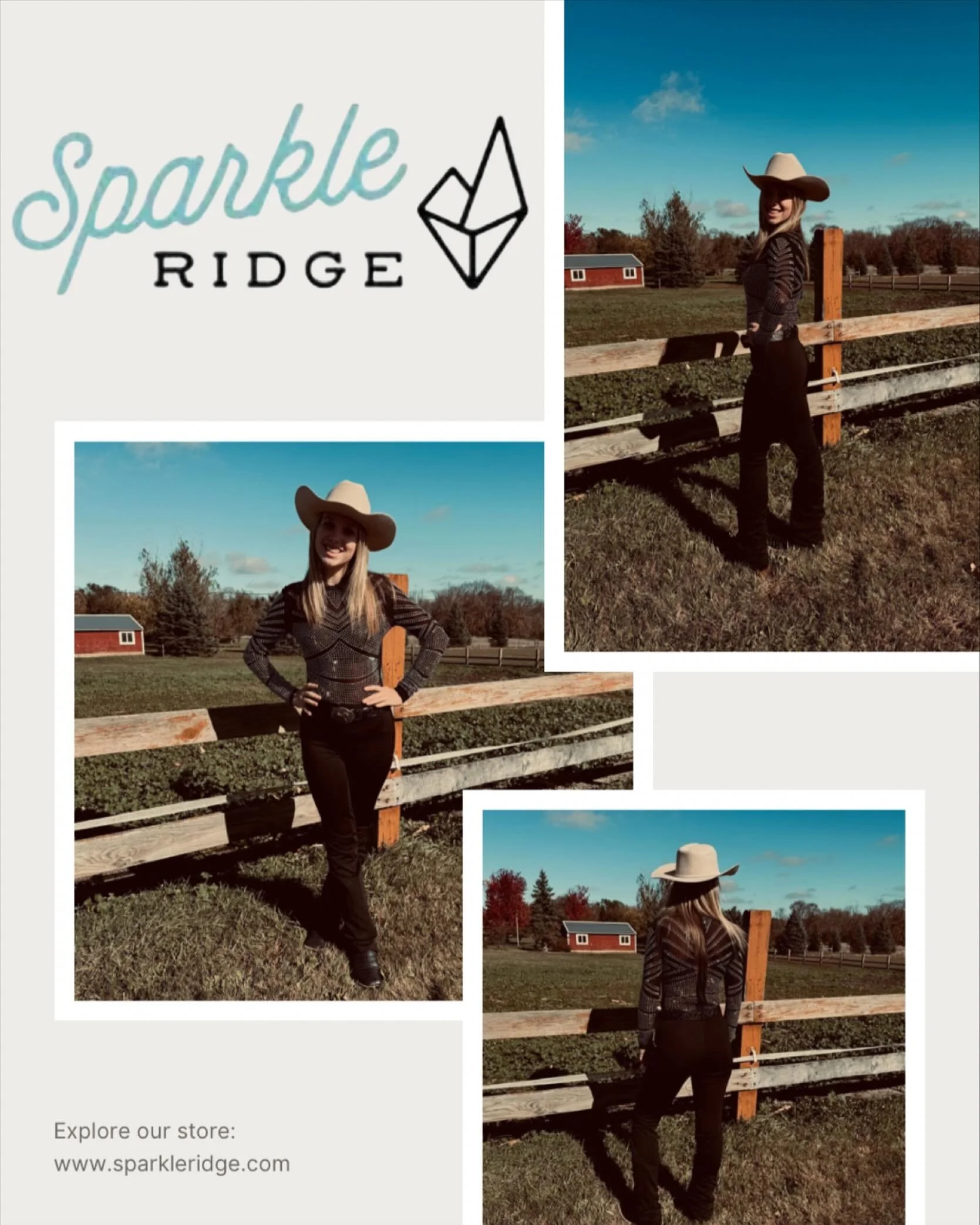 Bold. Sleek. Cowgirl chic. 

#SparkleRidge