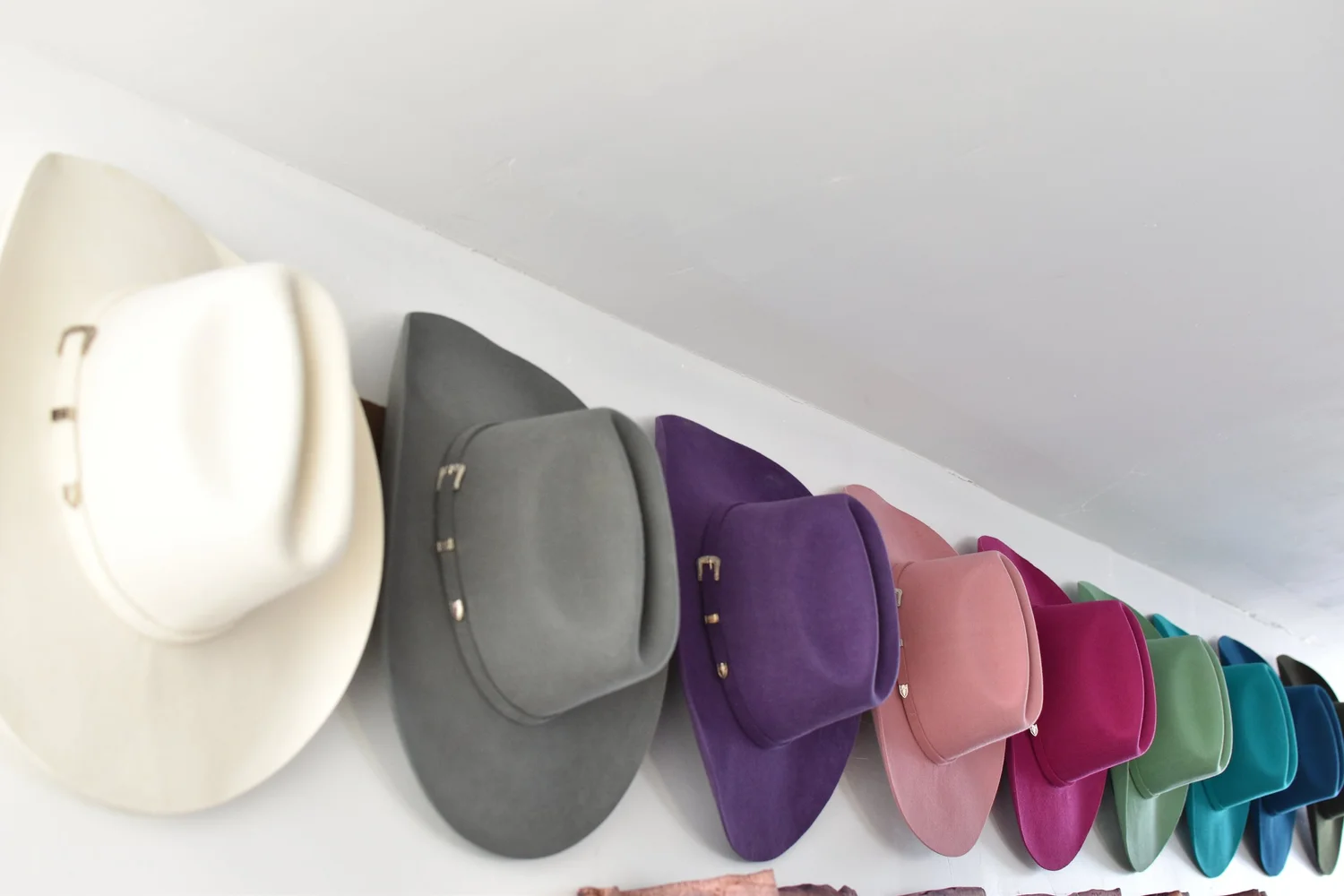 3941 Western Hats For Women Men Sparkly Cowgirl Hat Wide Brim Felt Cowboy The Cowgirl Wool Felt Western Hat – Village Hat Shop main image 4