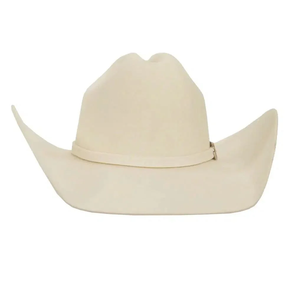 🔥White Cattleman Felt Cowgirl Hat 💎 Sparkle Ridge💎