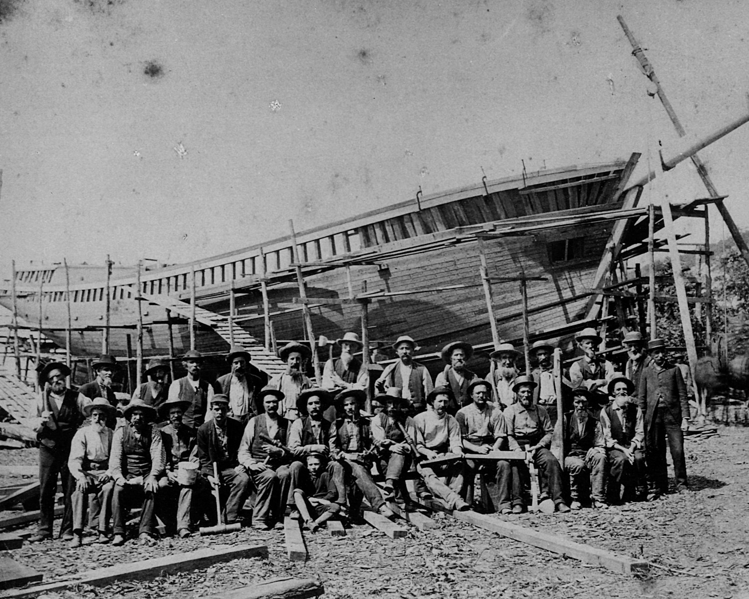 Original build crew, 1871