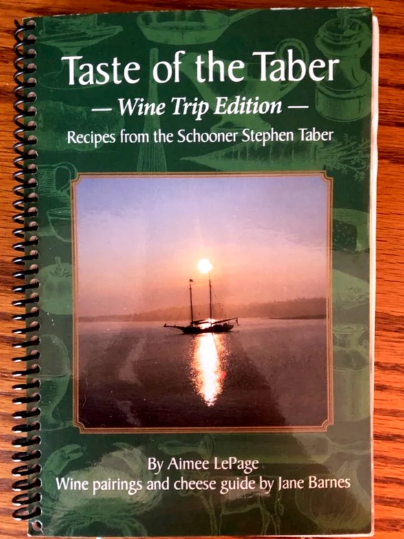 The second collection of recipes came with wine pairings and a cheese guide. Photo: Laura Narhi