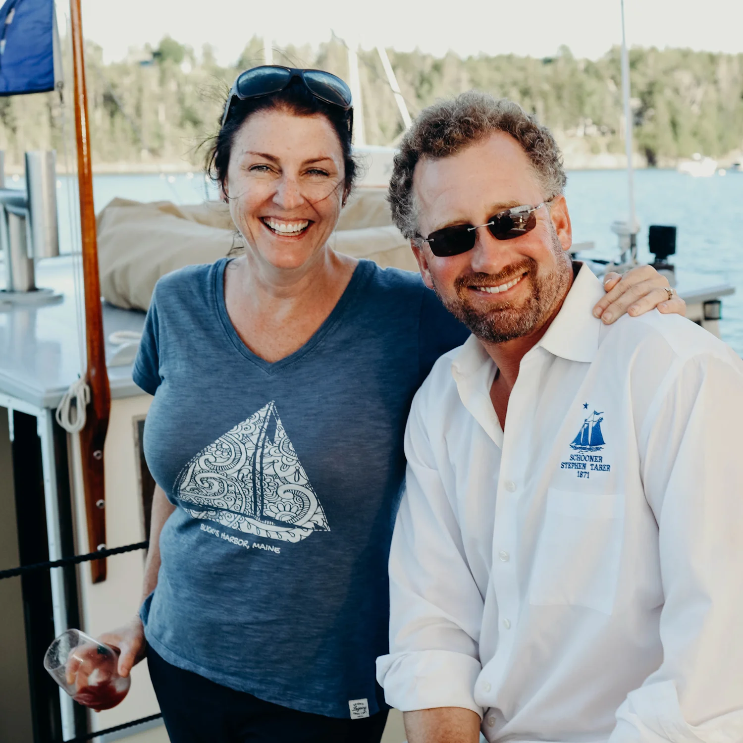 Our in-house wine expert Jane also happens to be Captain Noah’s wife. Photo: Julie Roesser