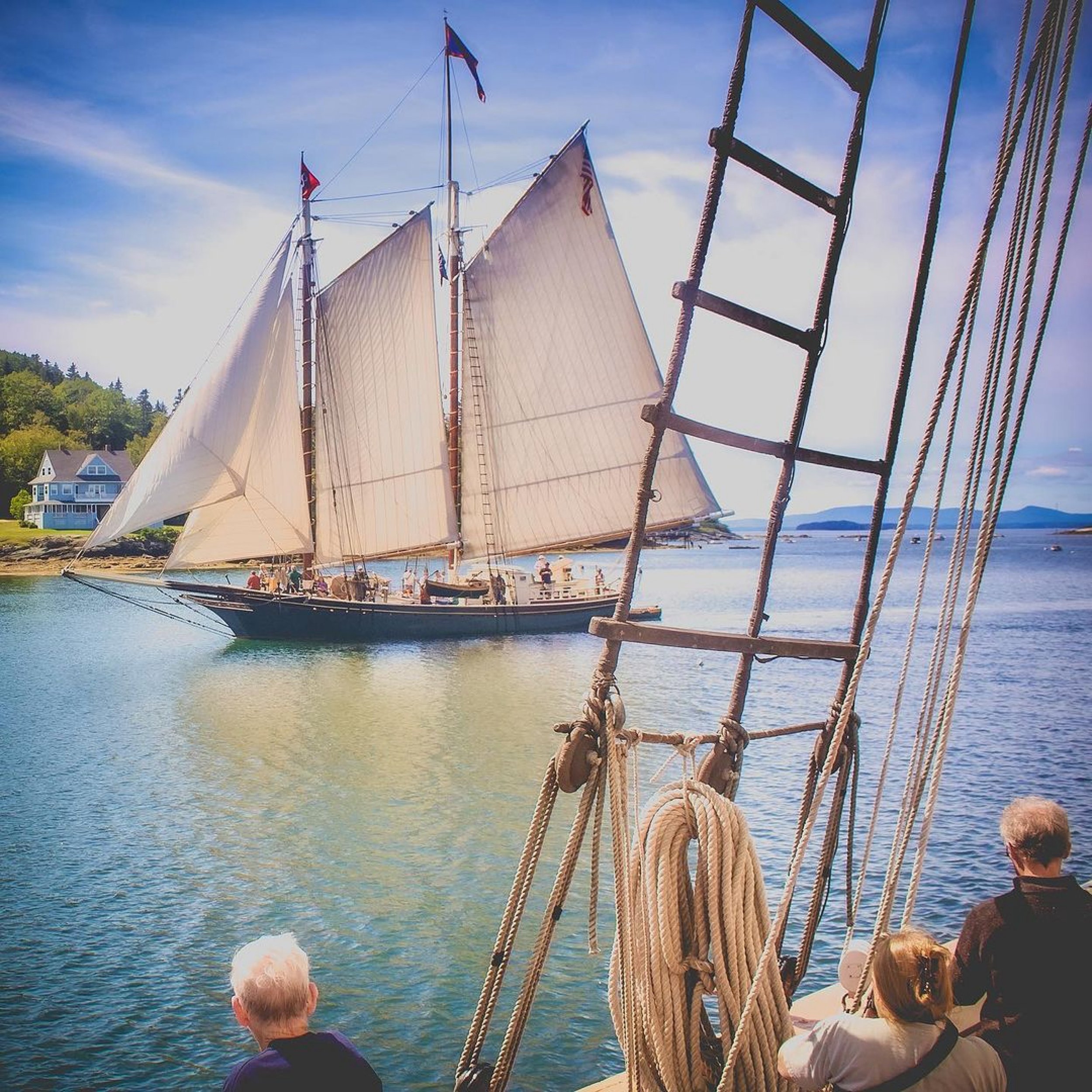 #Repost @theschoonerstephentaber
・・・
Where&rsquo;s the best place to see the Eiffel Tower from?

Not from the Eiffel Tower, we know that much. 

The same is true of our wonderful schooner. The only time we are jealous of other schooners, is when they