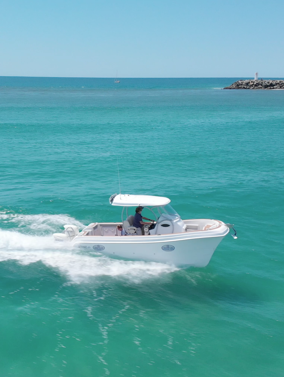 QCat Mirage 7000 On The Water