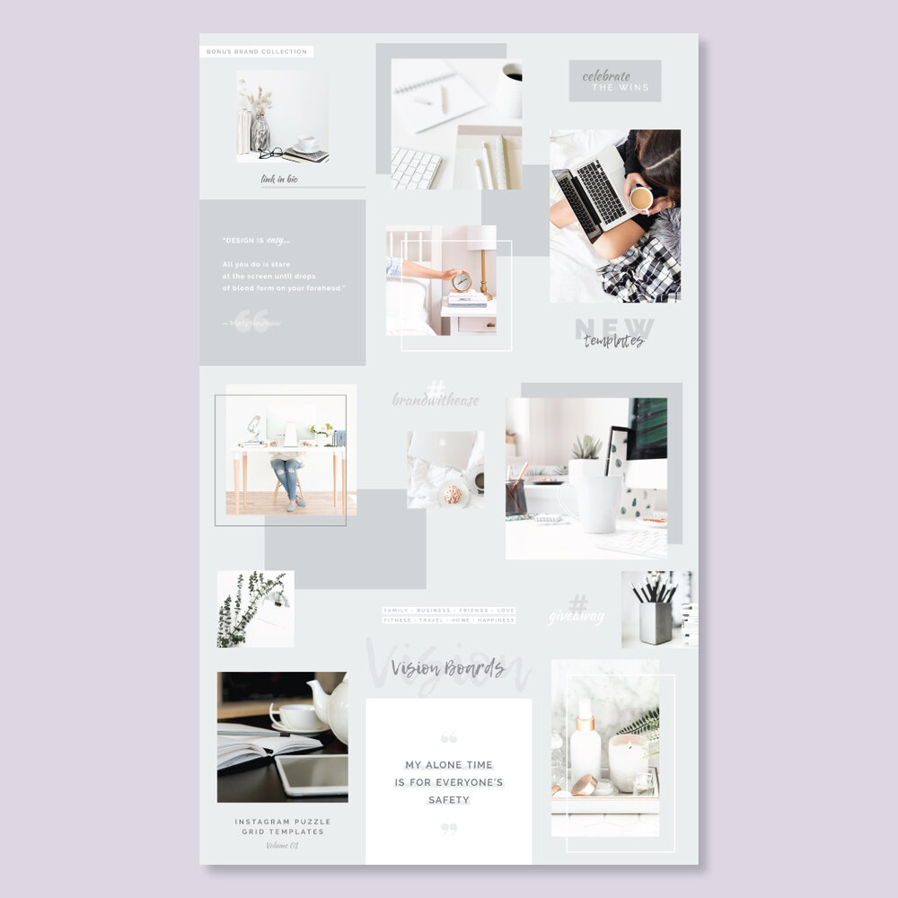 Make An Instagram Puzzle Grid From Scratch Using Canva Brand With Ease