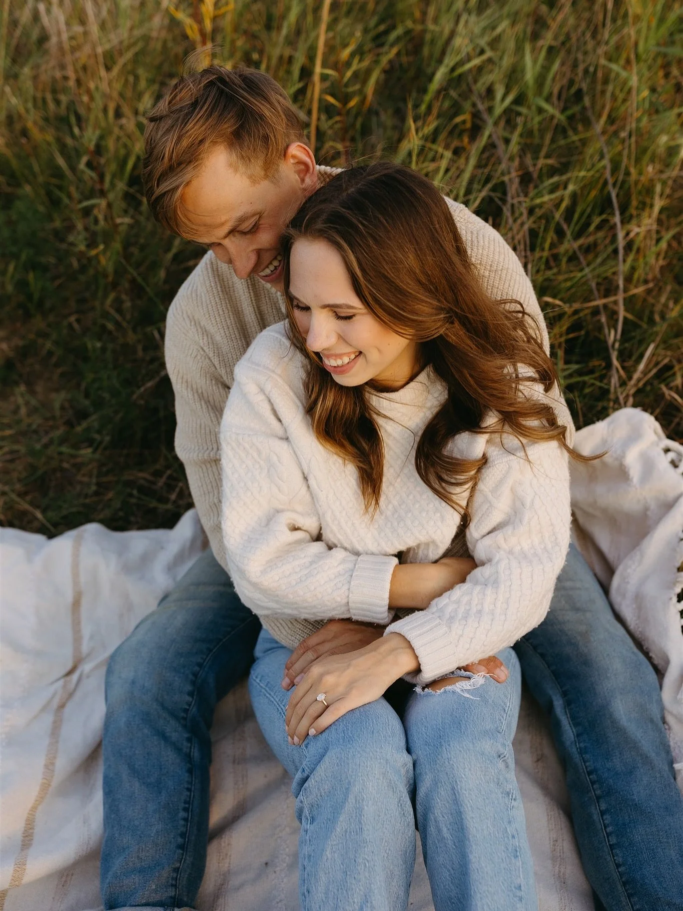 From Emma &amp; Connor&rsquo;s cozy fall engagement session 🧡 So so excited for their wedding next year!