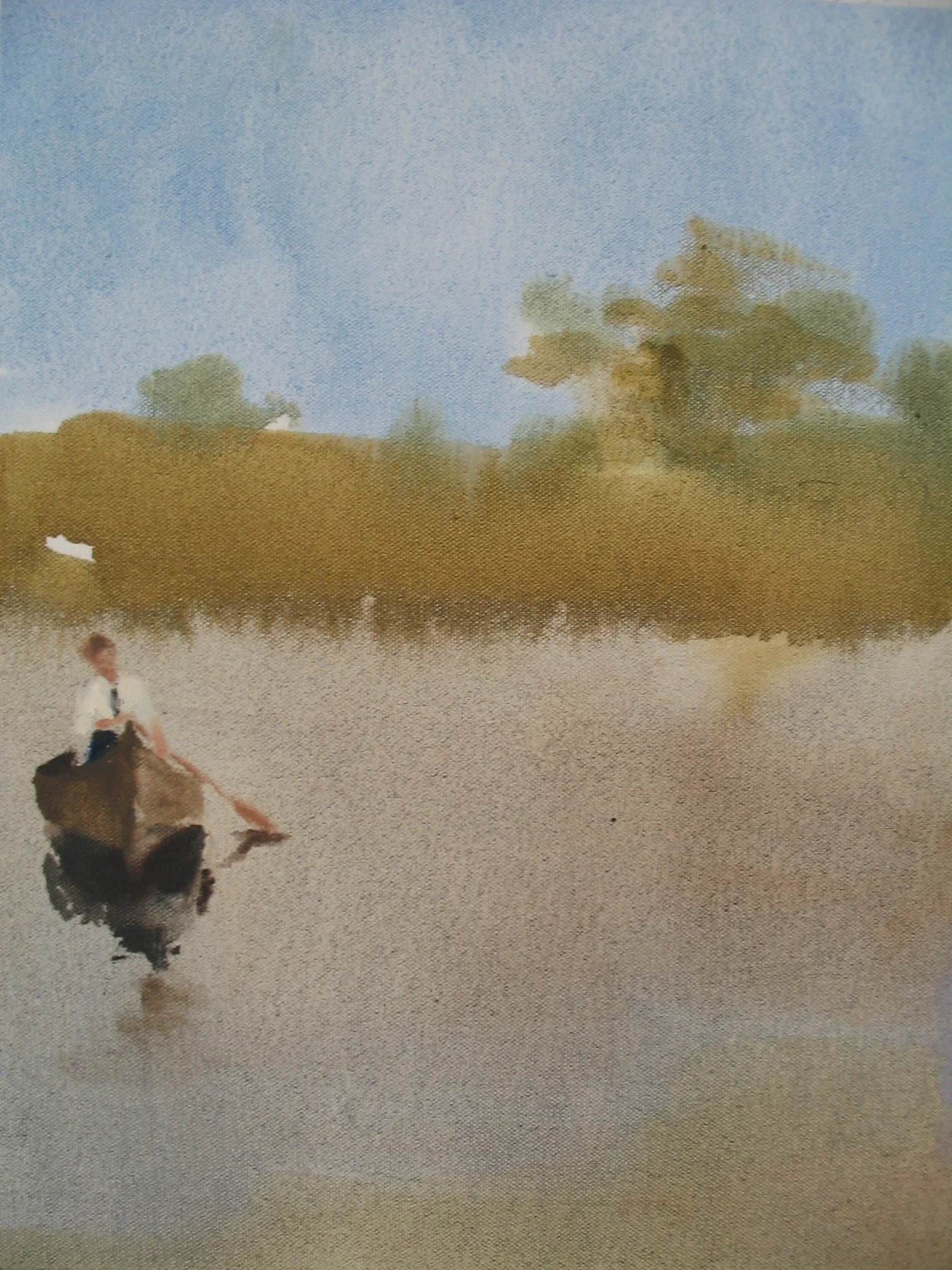  Hush  (canoe)  14 x 11 in. 