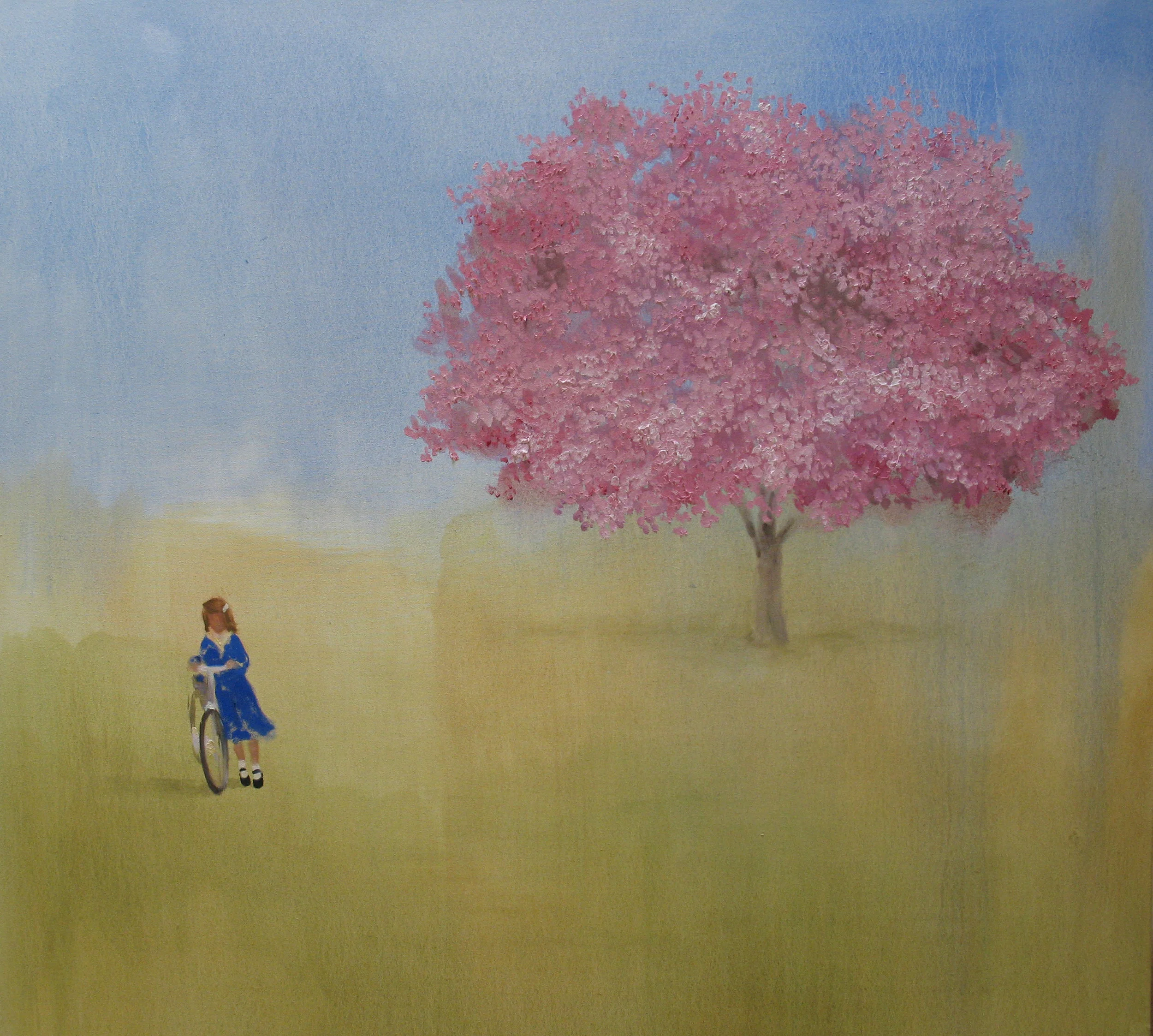 Painted Room (bike) oil on canvas 36 x 36 in. 2008