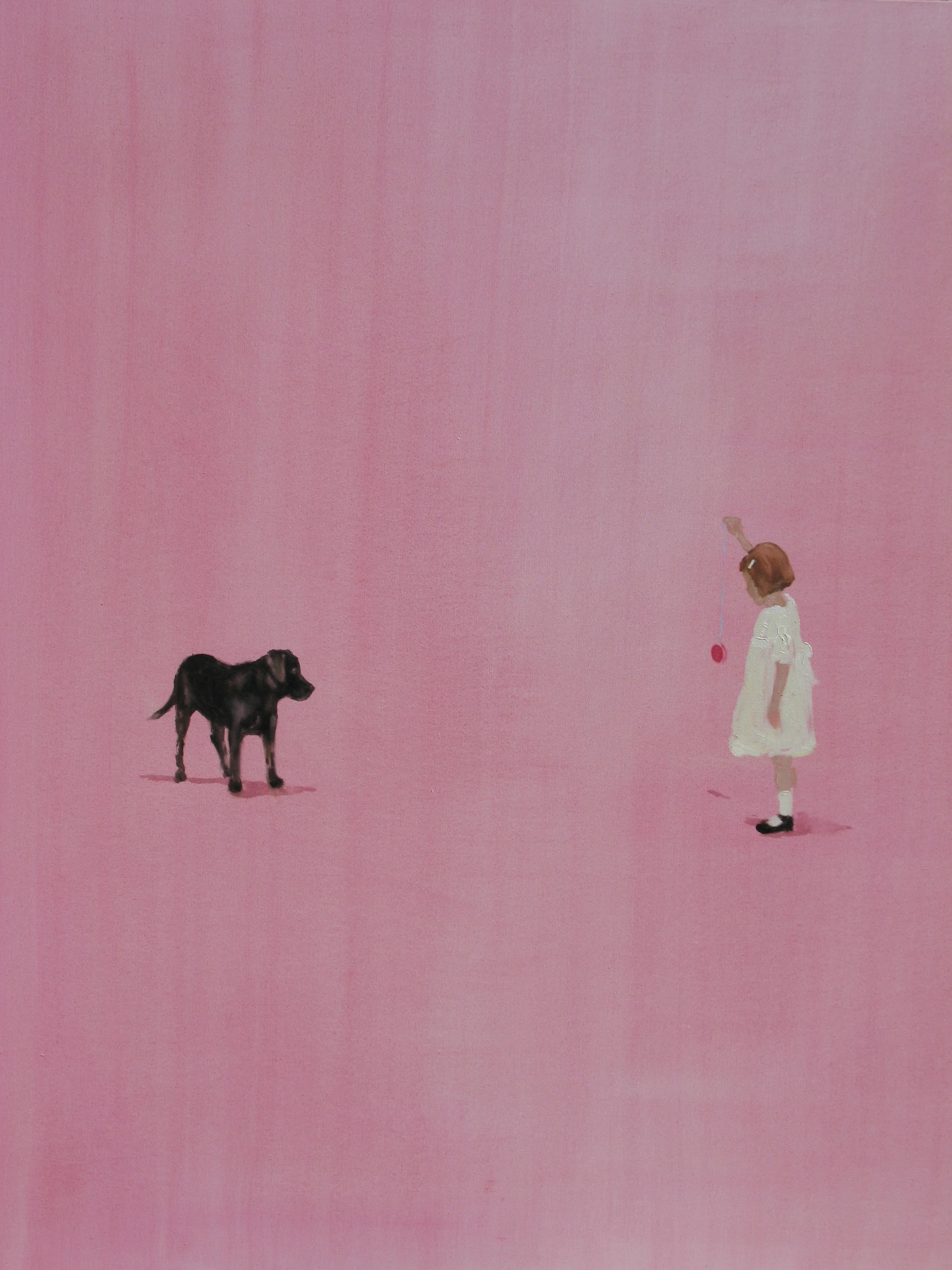 Painted Room (lucky puppy) 44 x 38 in. oil on canvas 2008