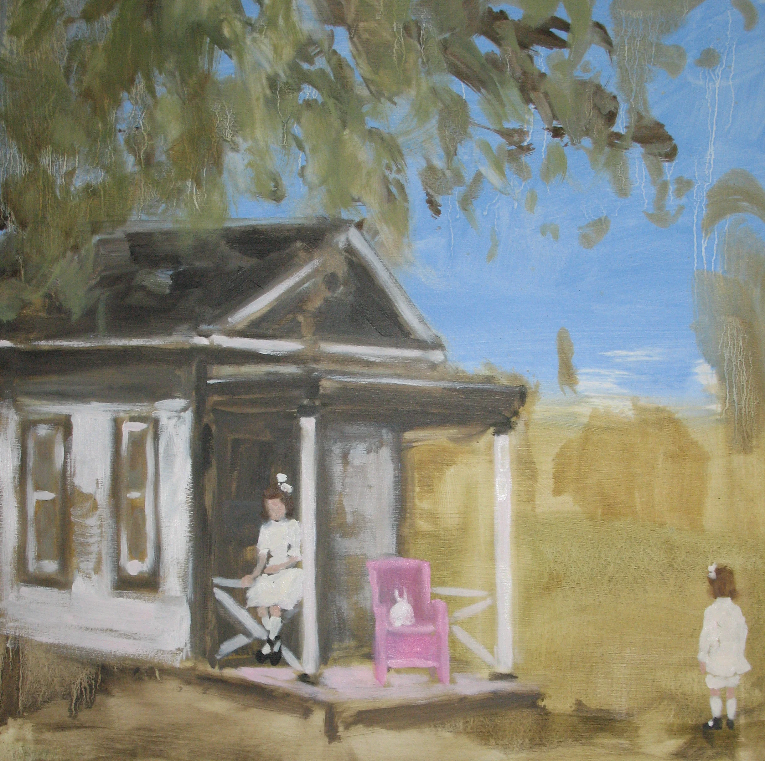 Painted Room (playhouse shy) 16 x 16 in. oil on panel 2008