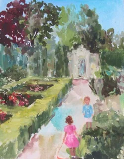  Museum (same page) oil on canvas 14 x 11 in. 2012 