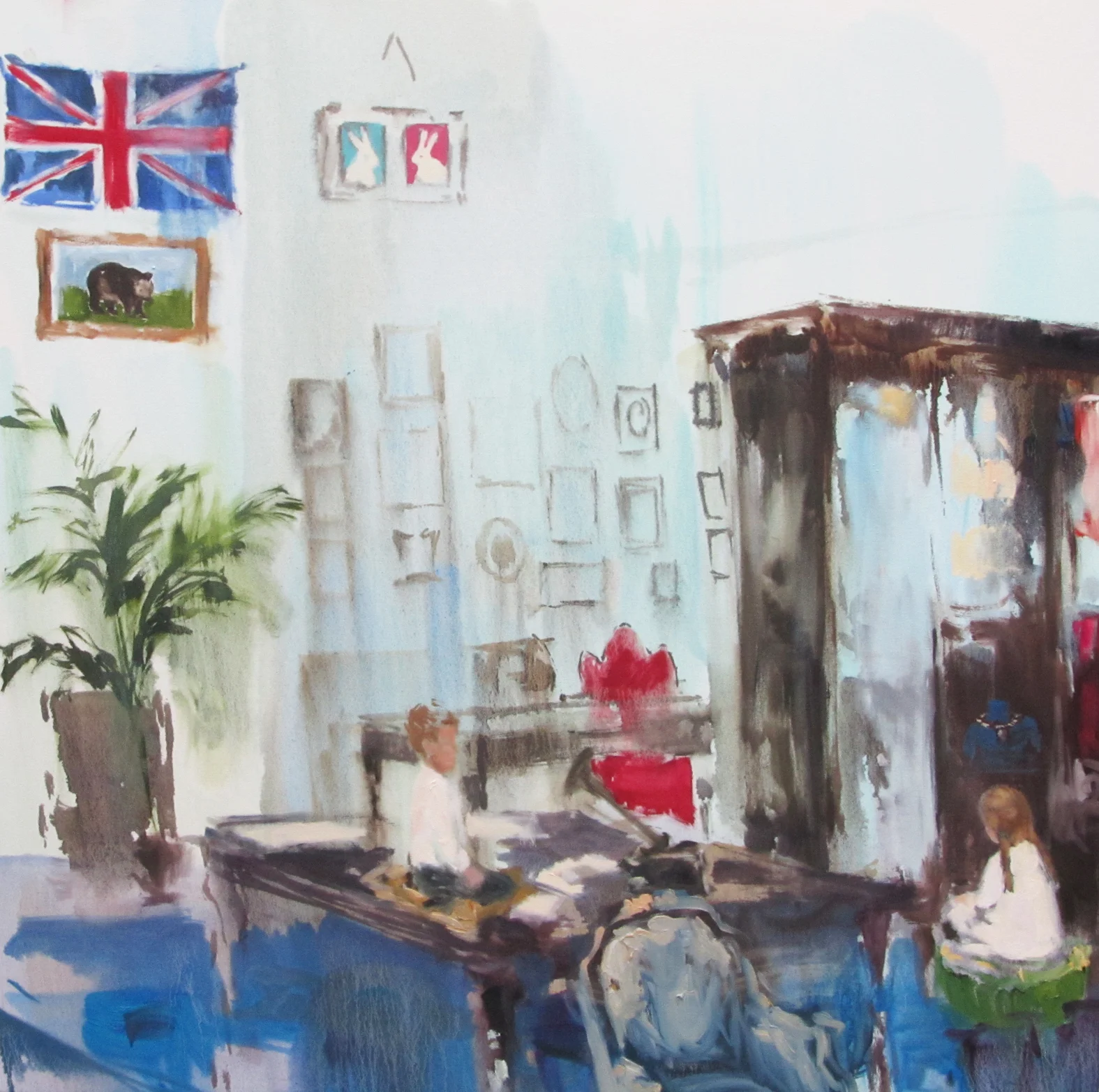  Armoire (listening stars bring me home) oil on canvas 36 x 36 in. 2013 