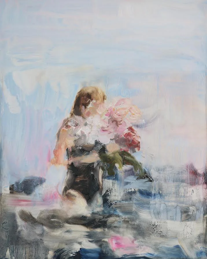 Intimates (heirloom electricity) oil on panel 10 x 8 in. 2016
