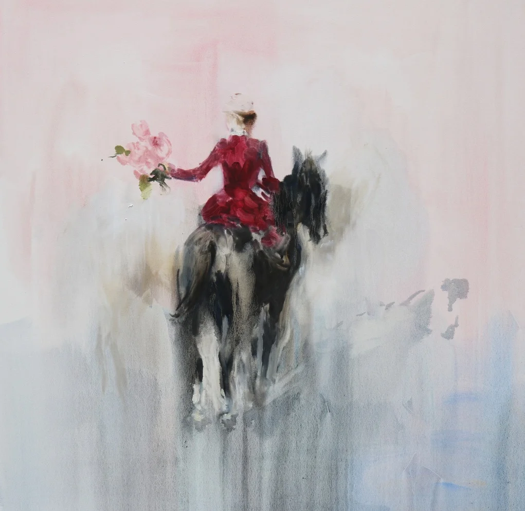 Emblem (when the leather runs smooth) oil on canvas 40 x 40 in. 2016