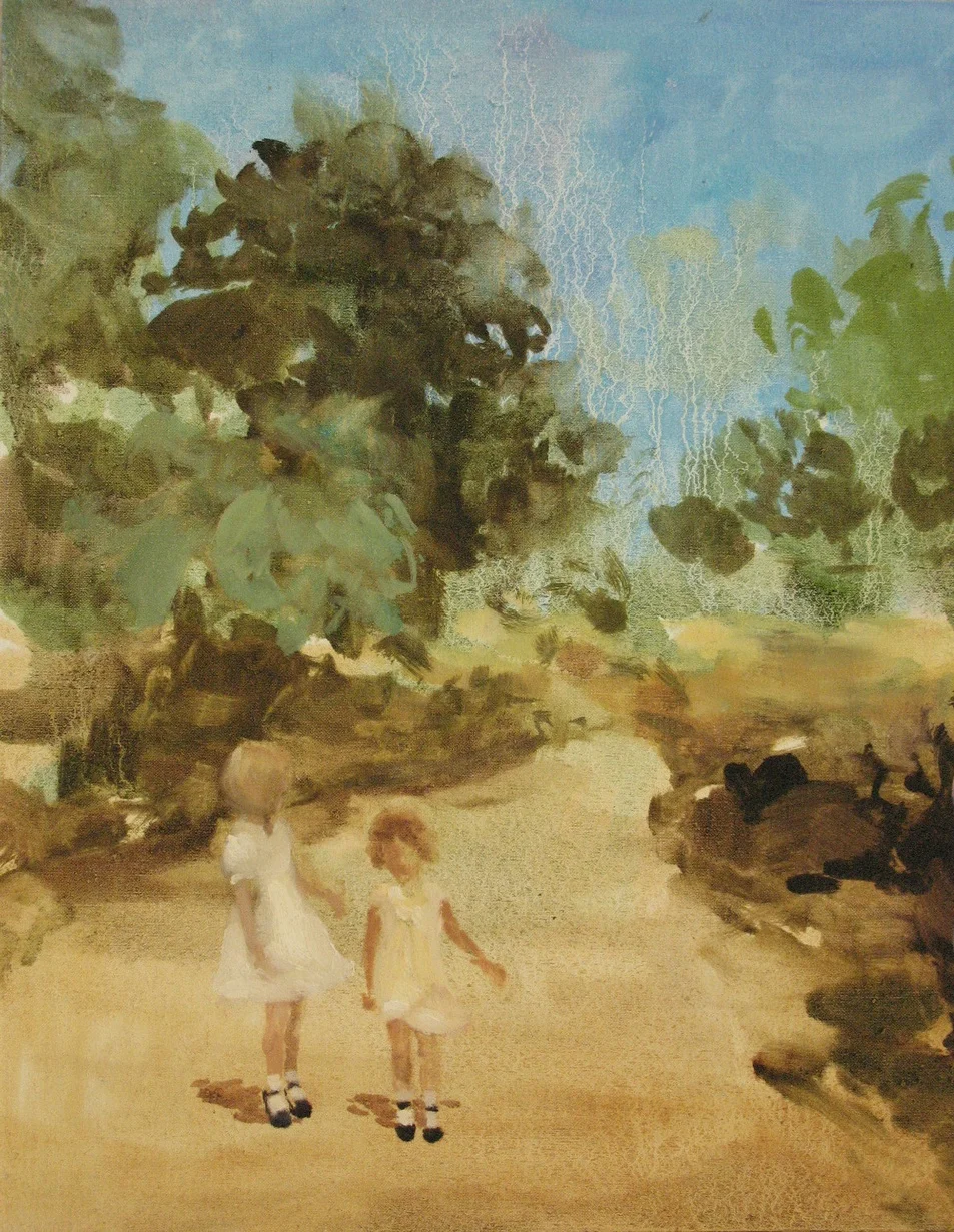 Acoustic Cameo (honeybees) oil on linen 14 x 11 in. 2009