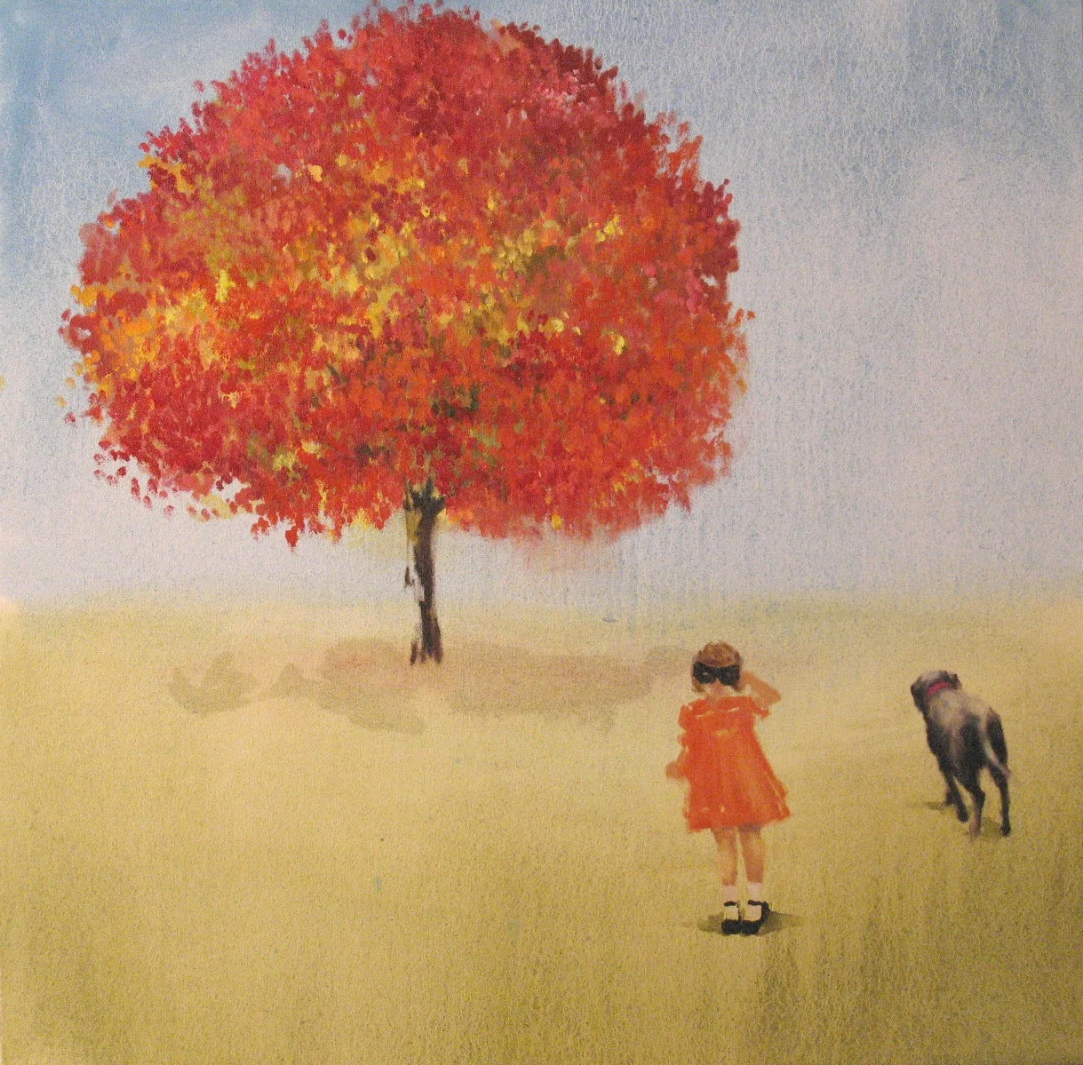 Acoustic Cameo (I still love you Hallowe'en) 22 x 22 in. oil on canvas 2009