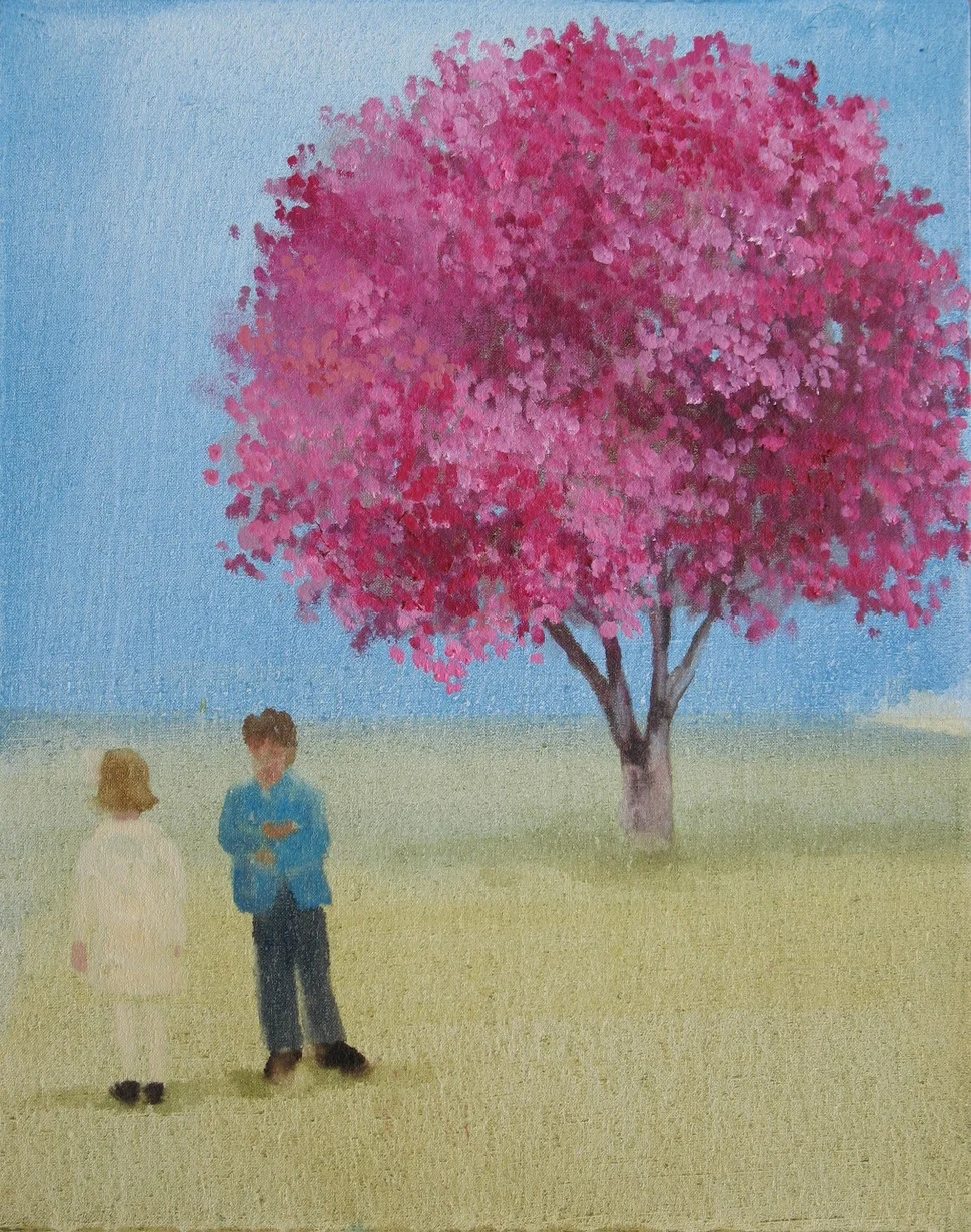 Acoustic Cameo (little talk) oil on linen 14 x 11 in. 2009