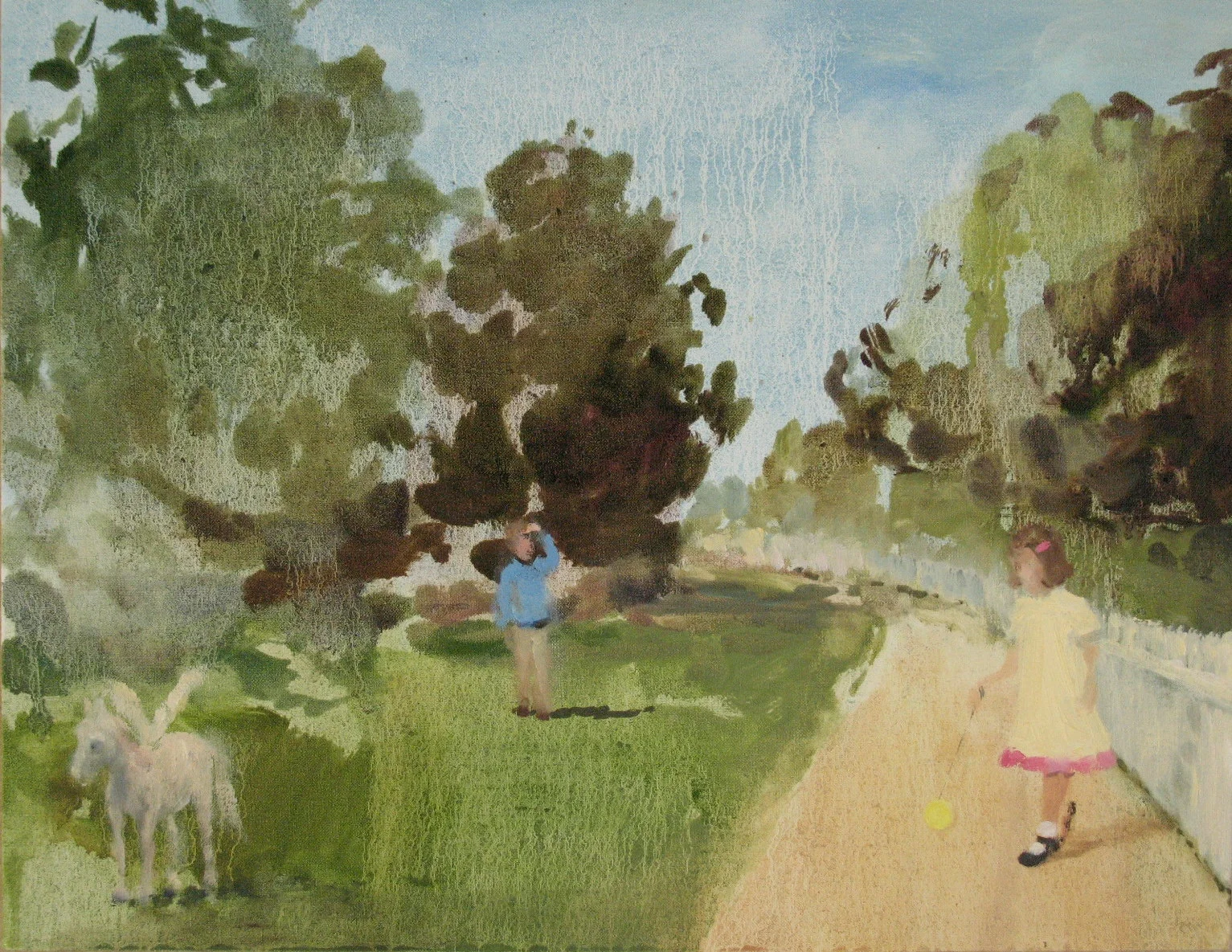 Acoustic Cameo (places we pass through) 11 x 14 in. oil on linen 2009