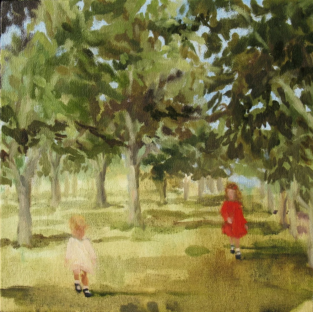 Canopy (a chance to say) 8 x 8 in. oil on canvas 2010