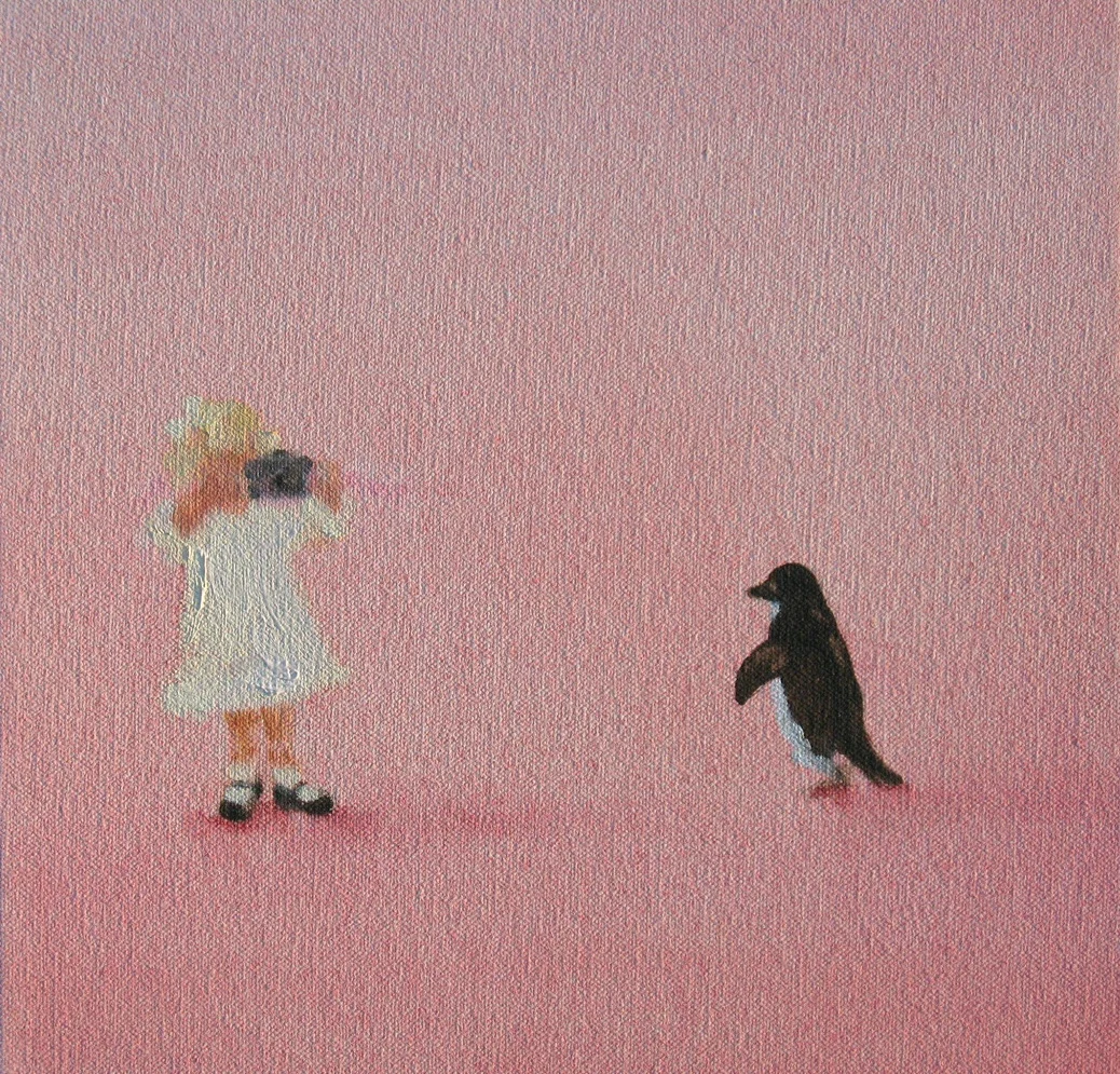 Velvet Carousel (melt) 8 x 8 in. oil on canvas 2010