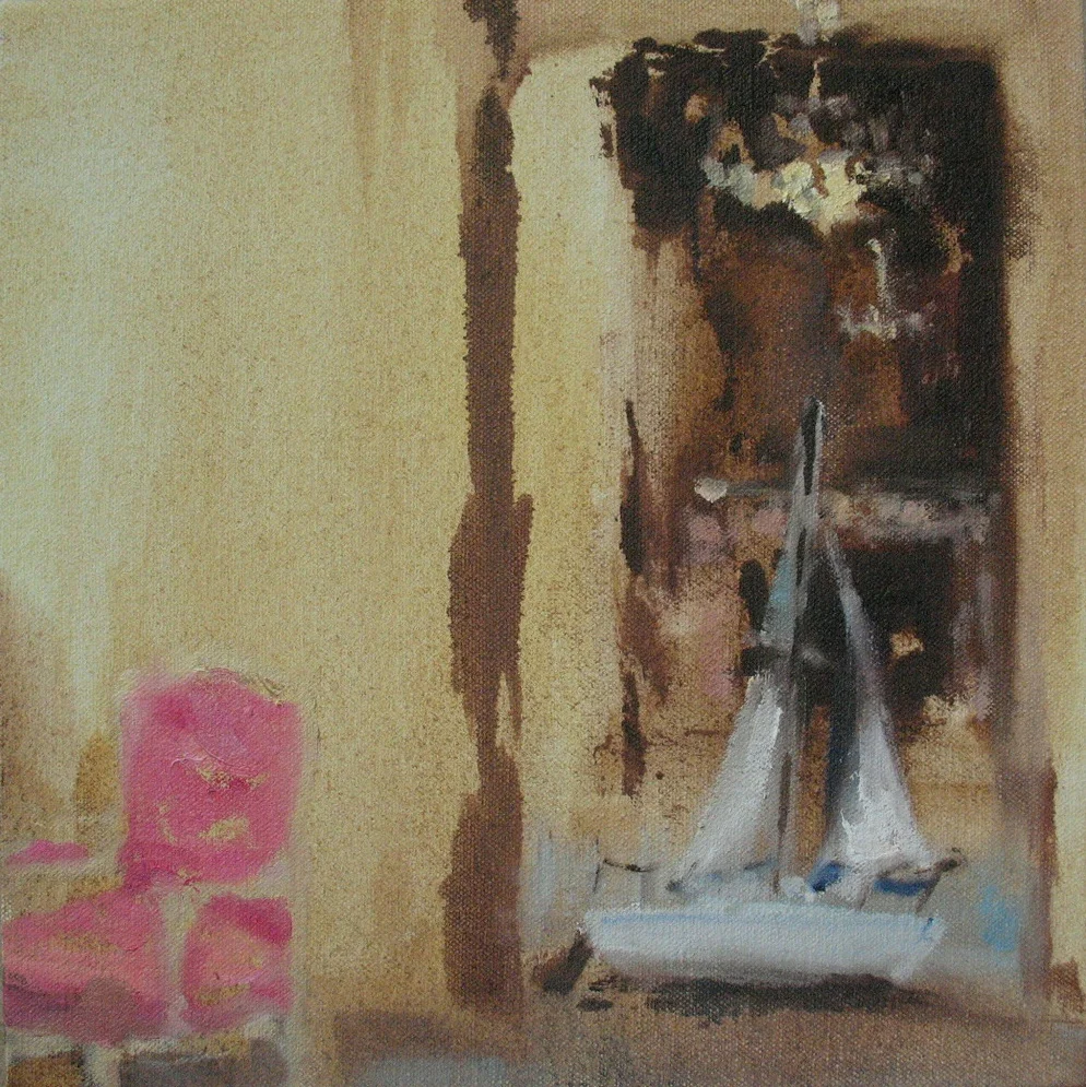 Velvet Carousel (romantic waters) 8 x 8 in. oil on canvas 2010