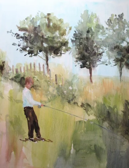 In blush time (if my heart could talk) oil on canvas 60 x 48 in. 2012