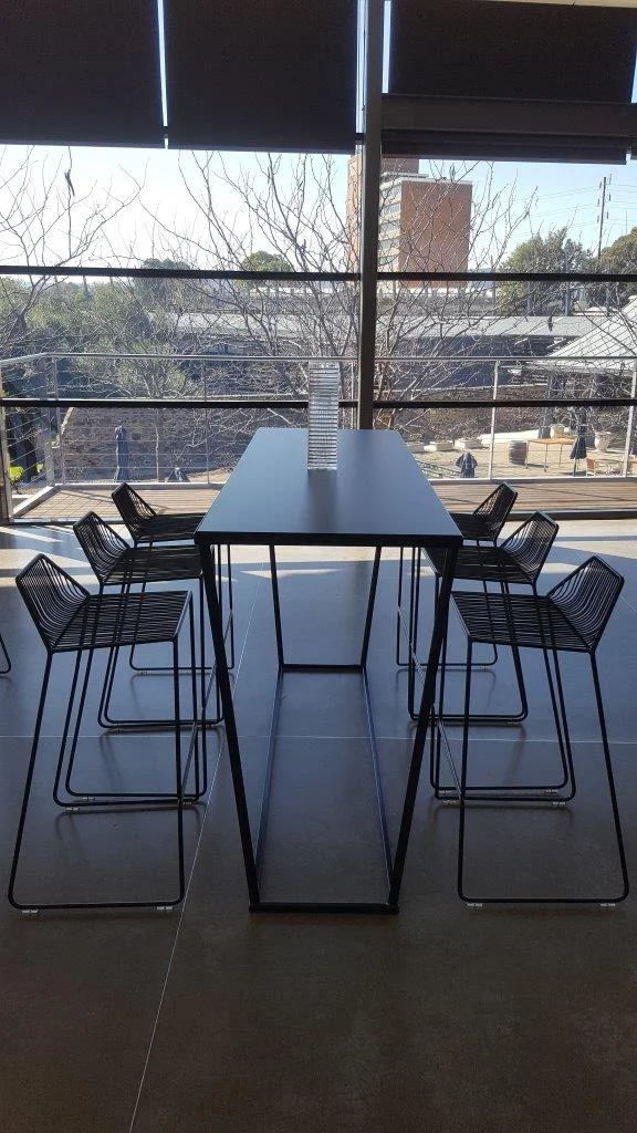 Kensington High Bar Bench Black and Roma Stools e.jpg